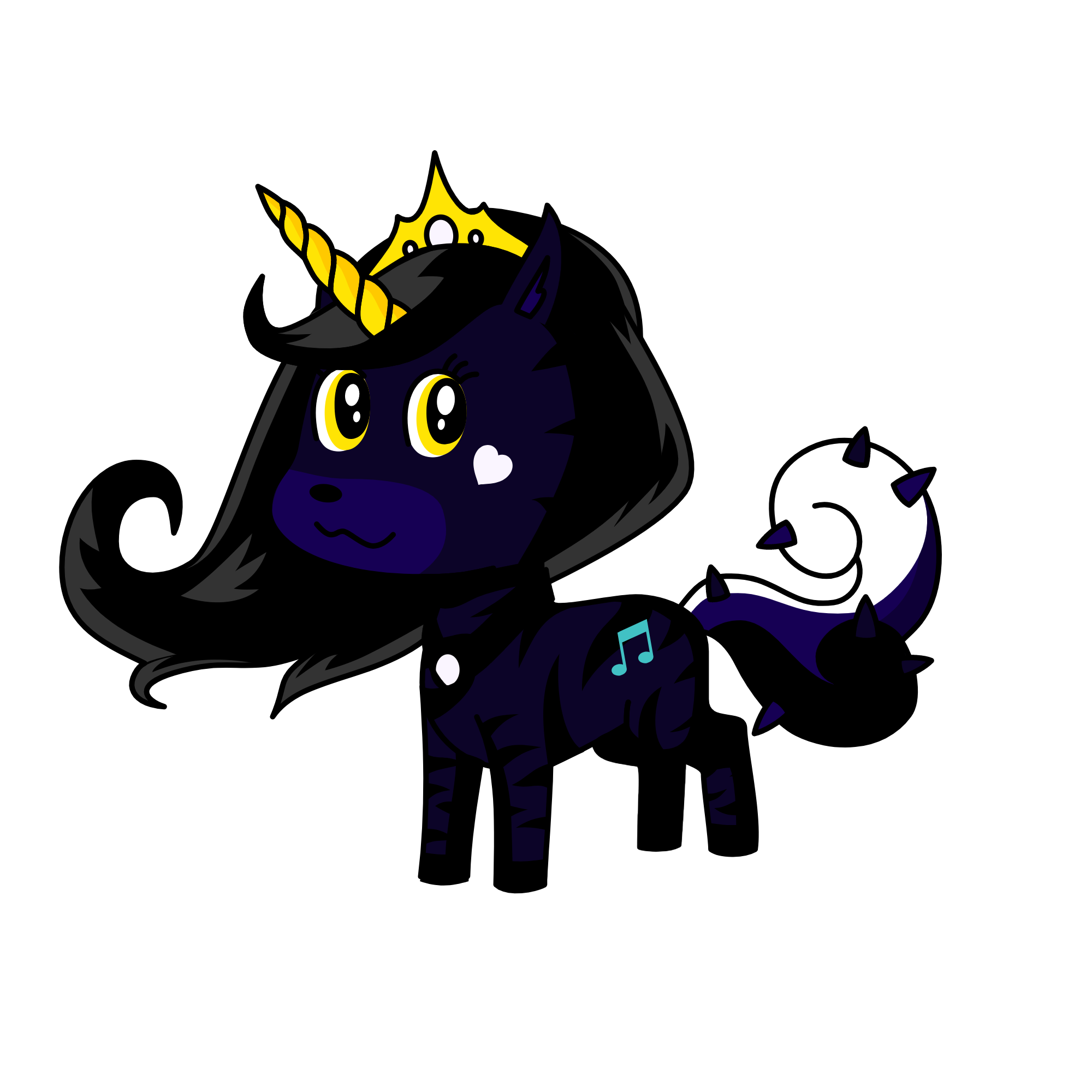 Midnight, the unicorn