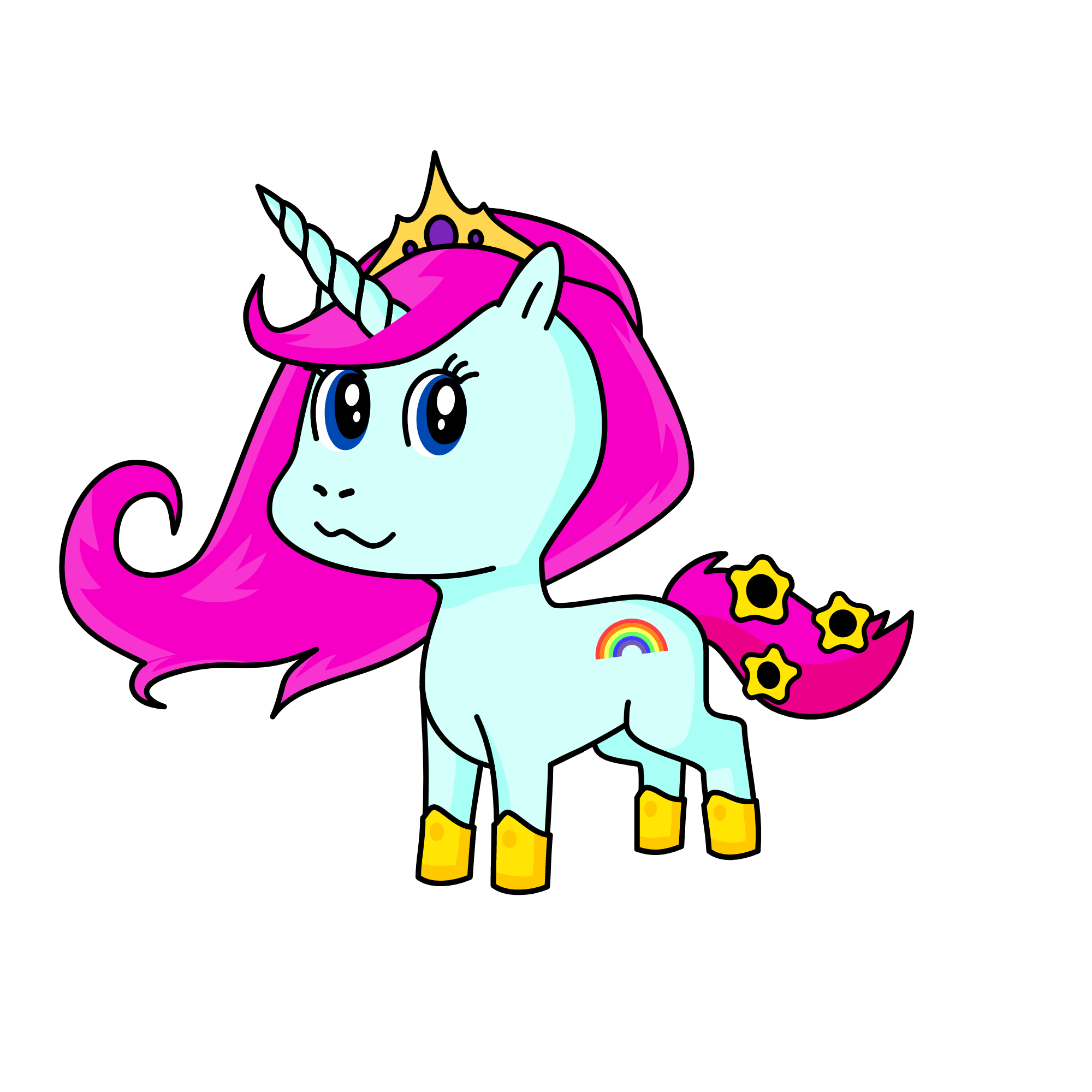 princess, the unicorn
