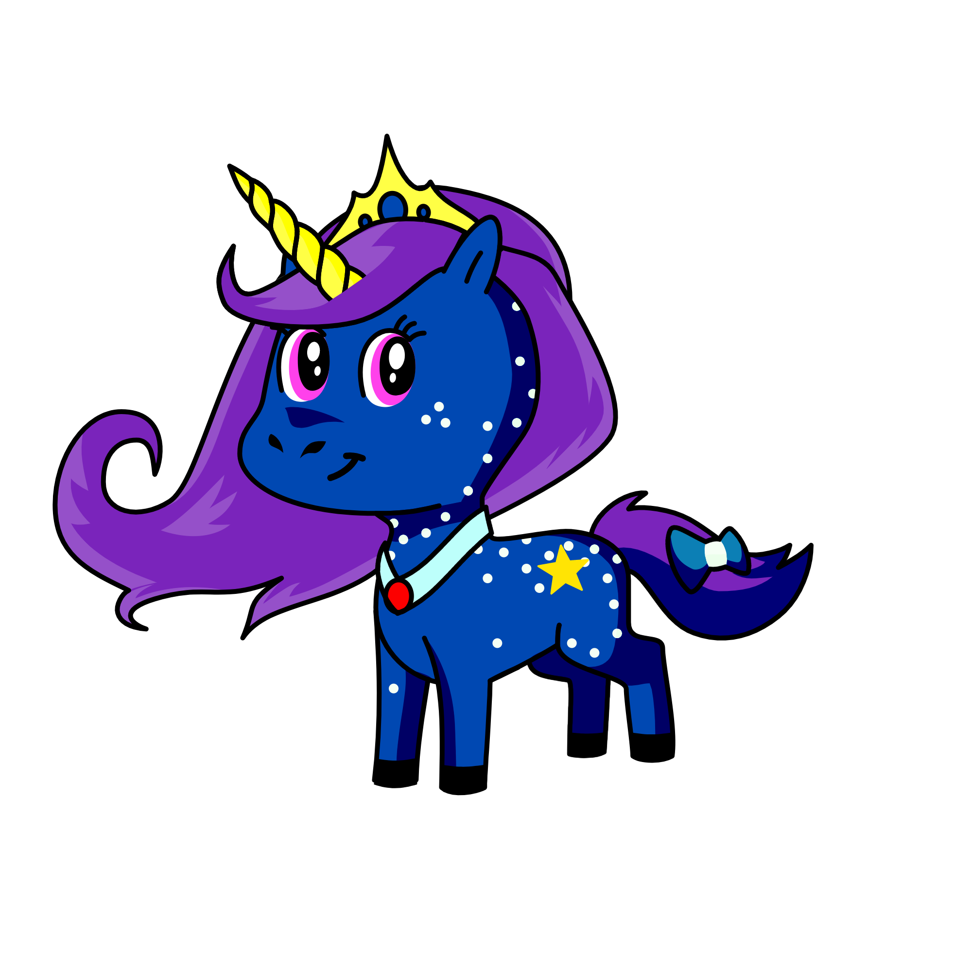 LUA DA MEIA NOITE., the unicorn