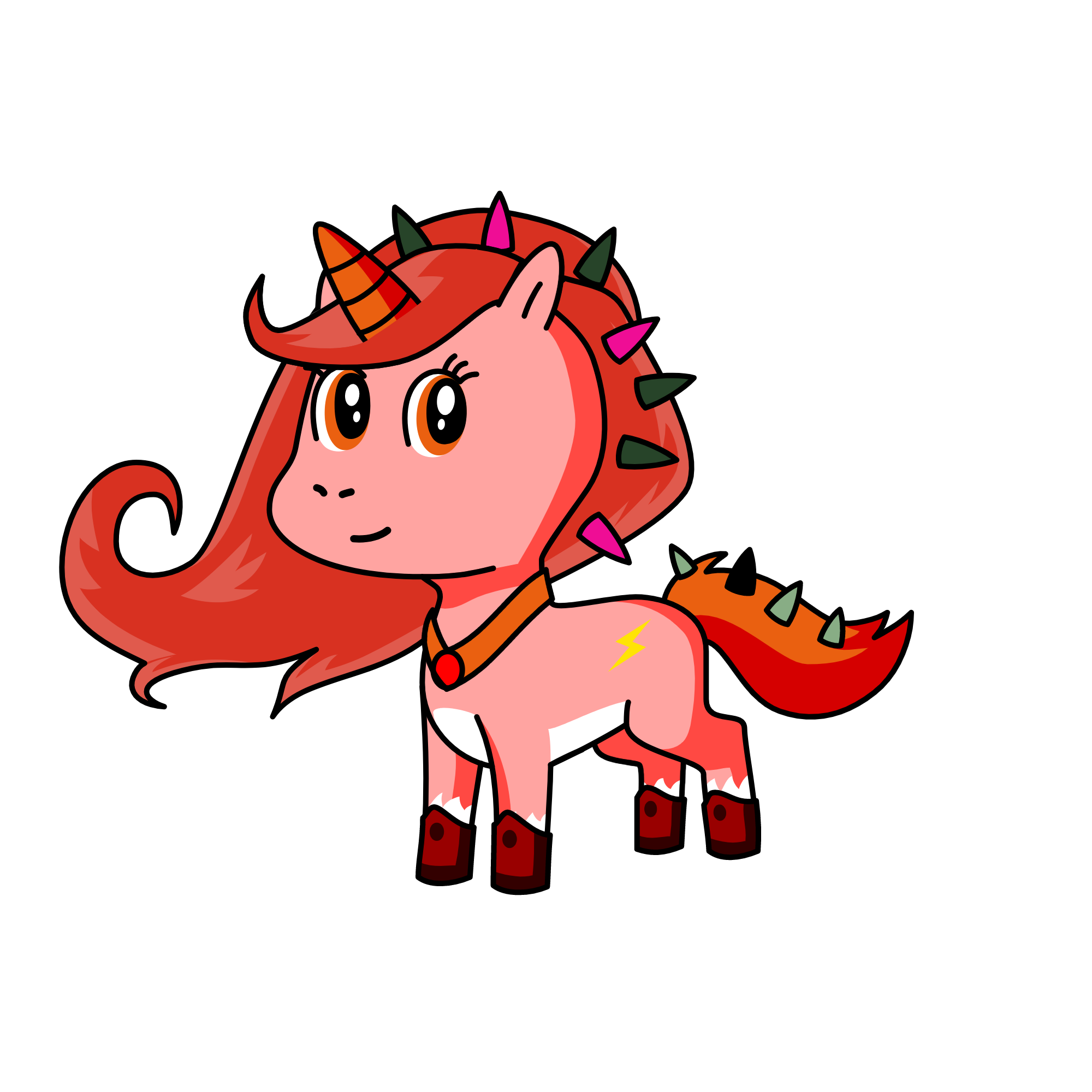 Ember, the unicorn