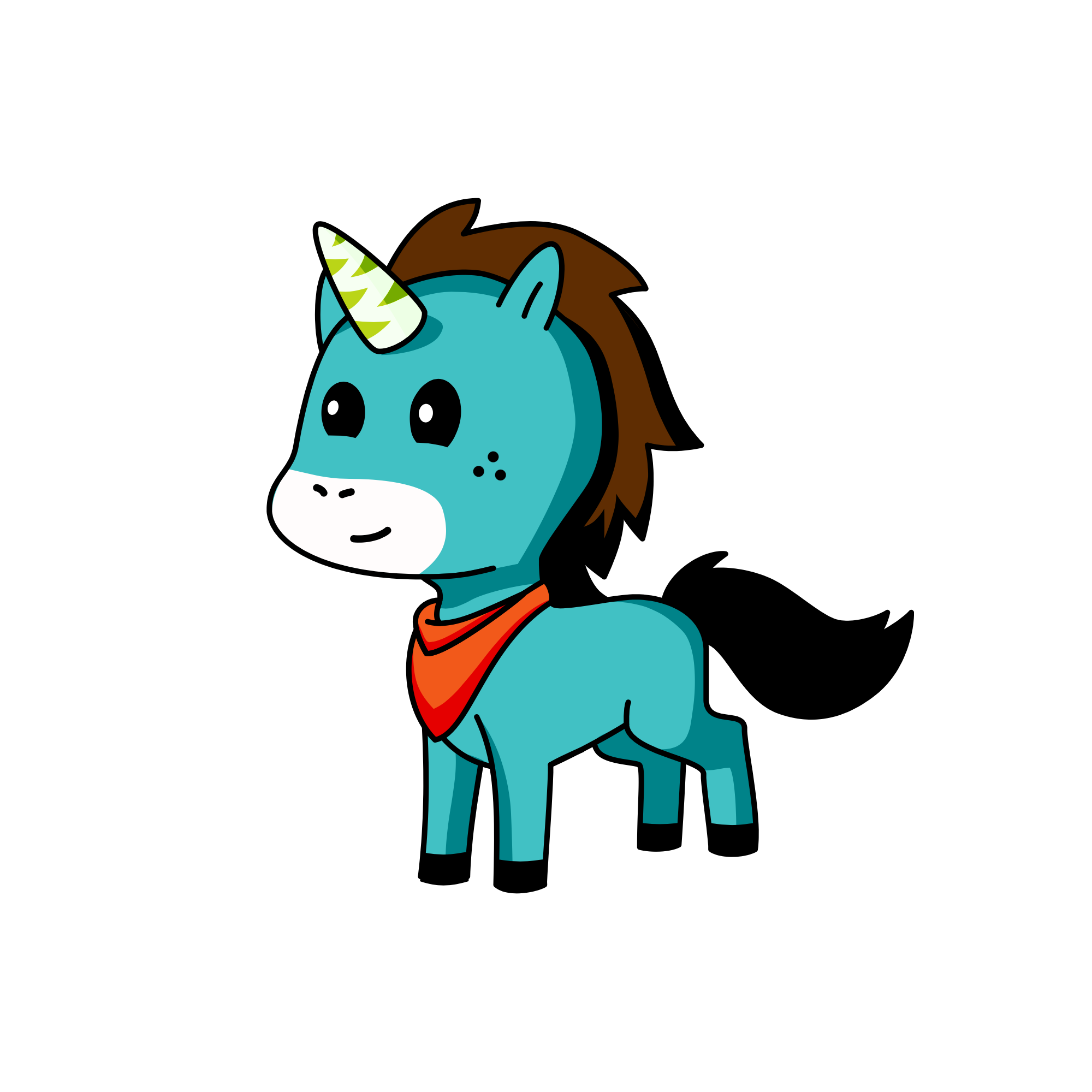 Nevinho, the unicorn