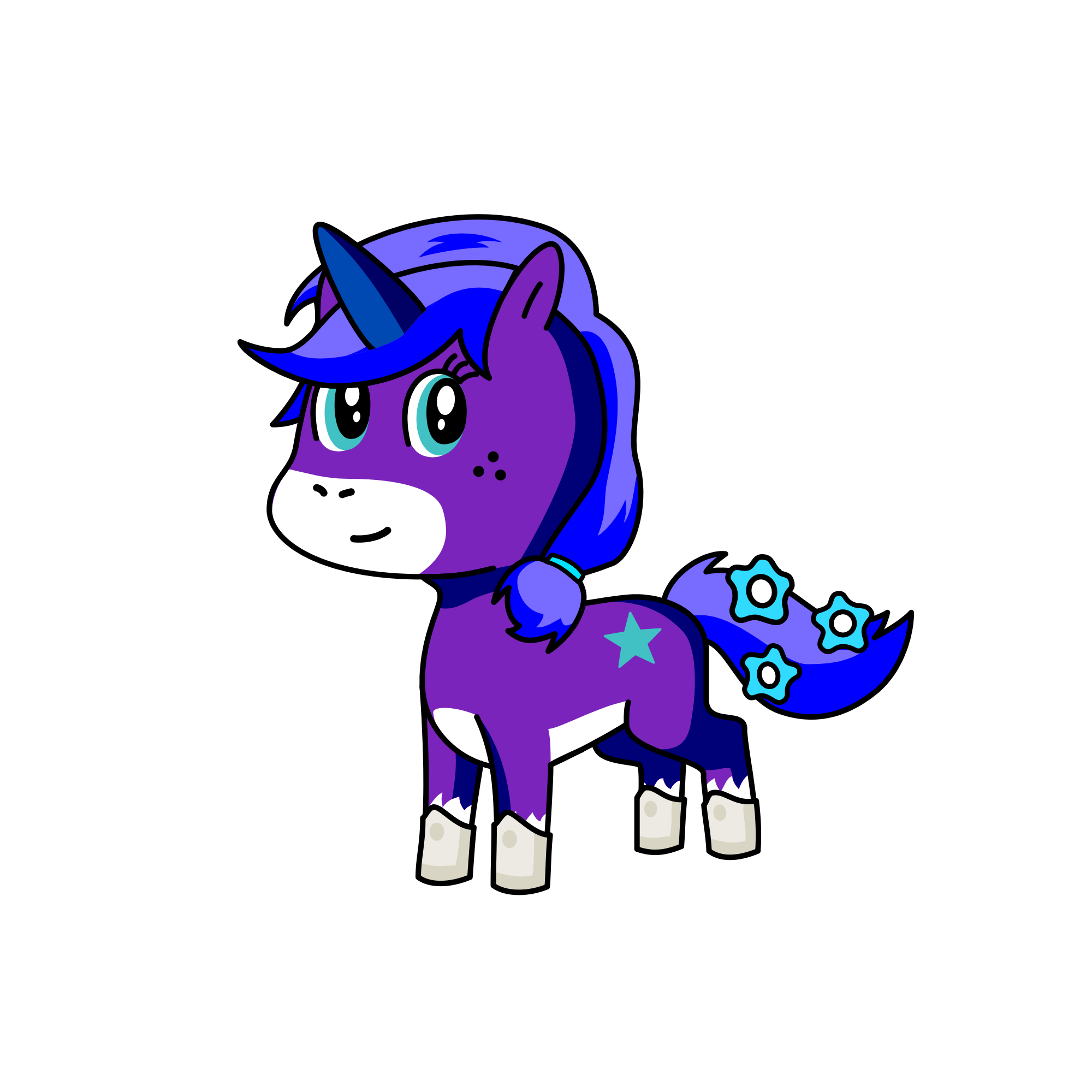 Lunar, the unicorn
