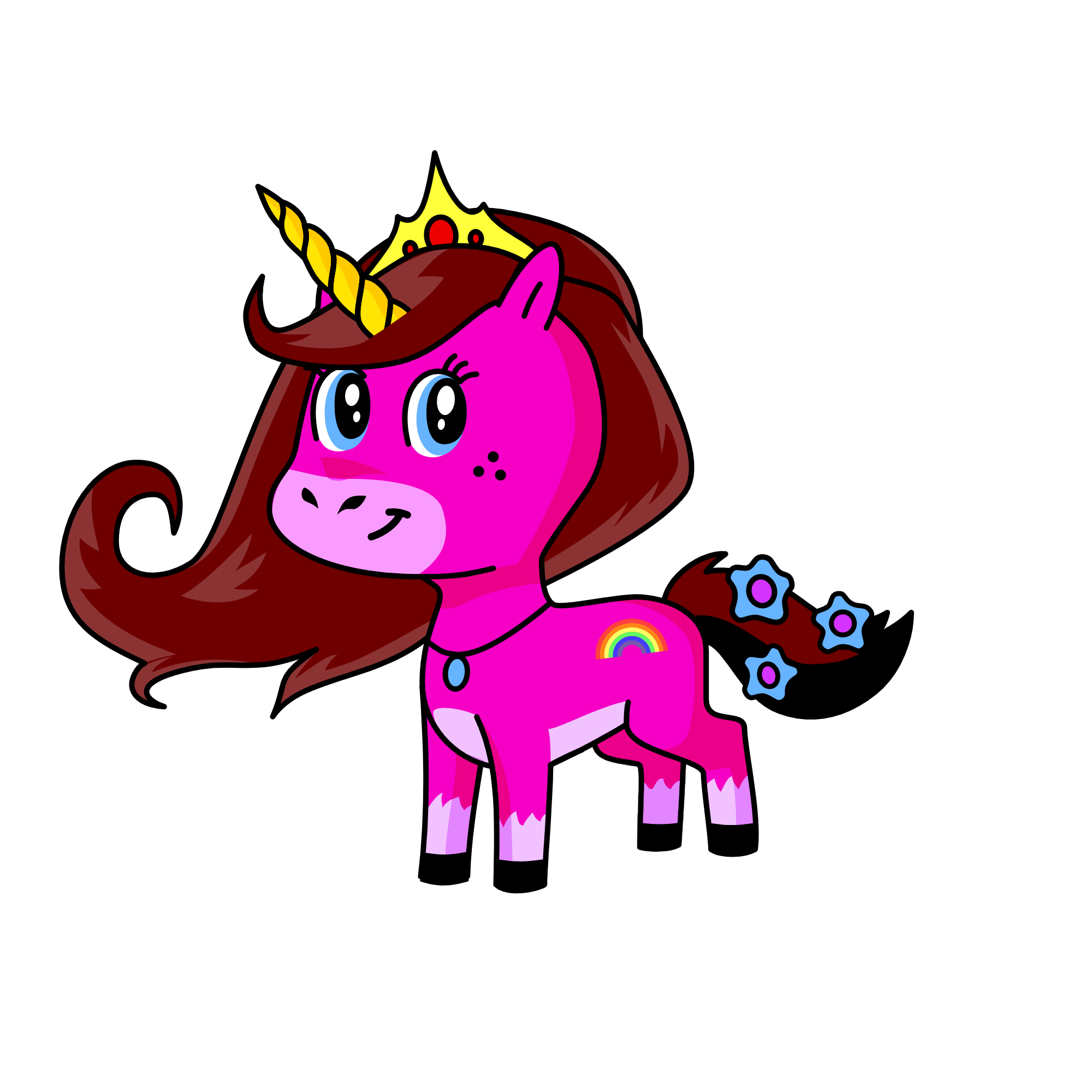 RAINHA-SELVAGEM., the unicorn