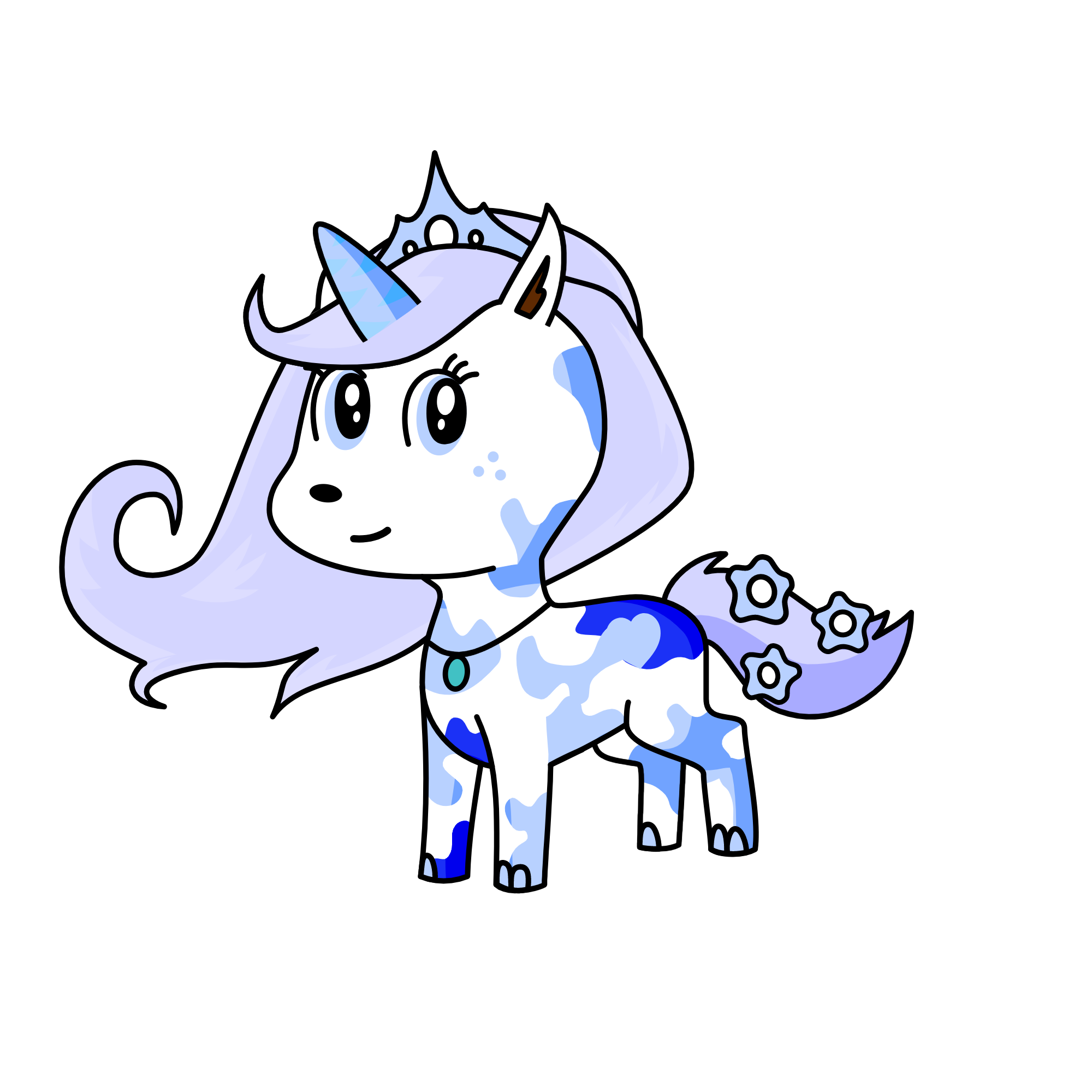 blue unicorn, the unicorn