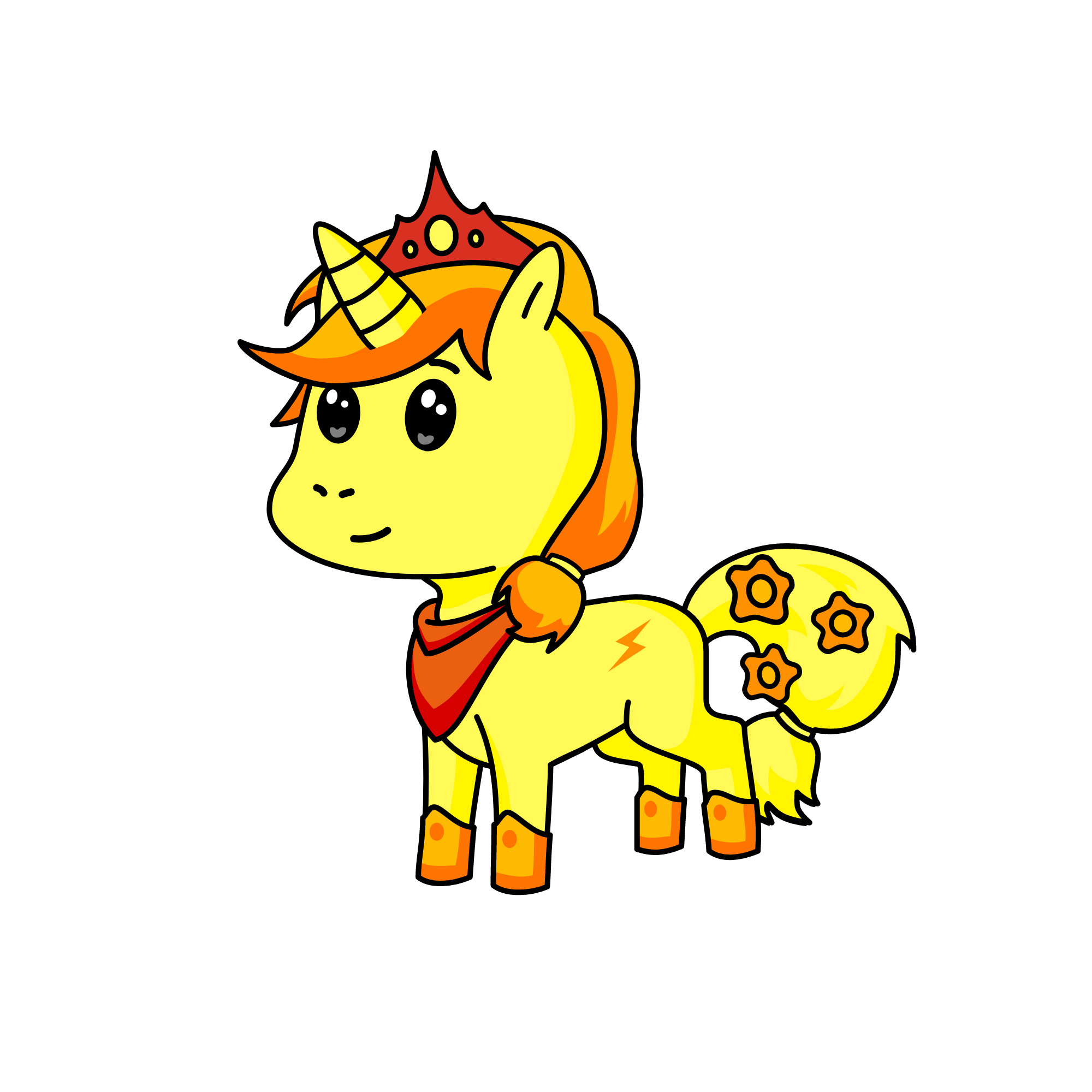spicy fire, the unicorn