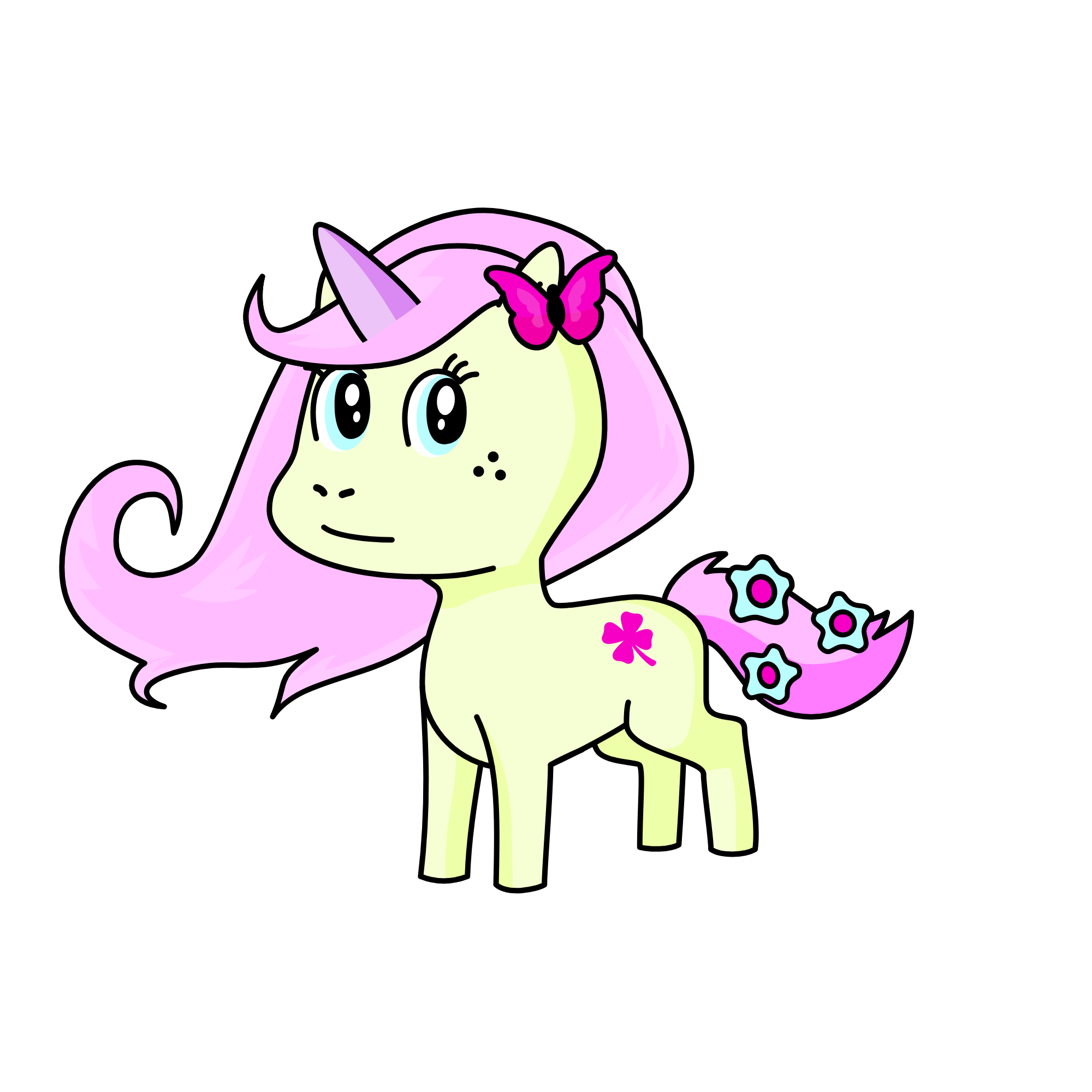 flutter shy, the unicorn