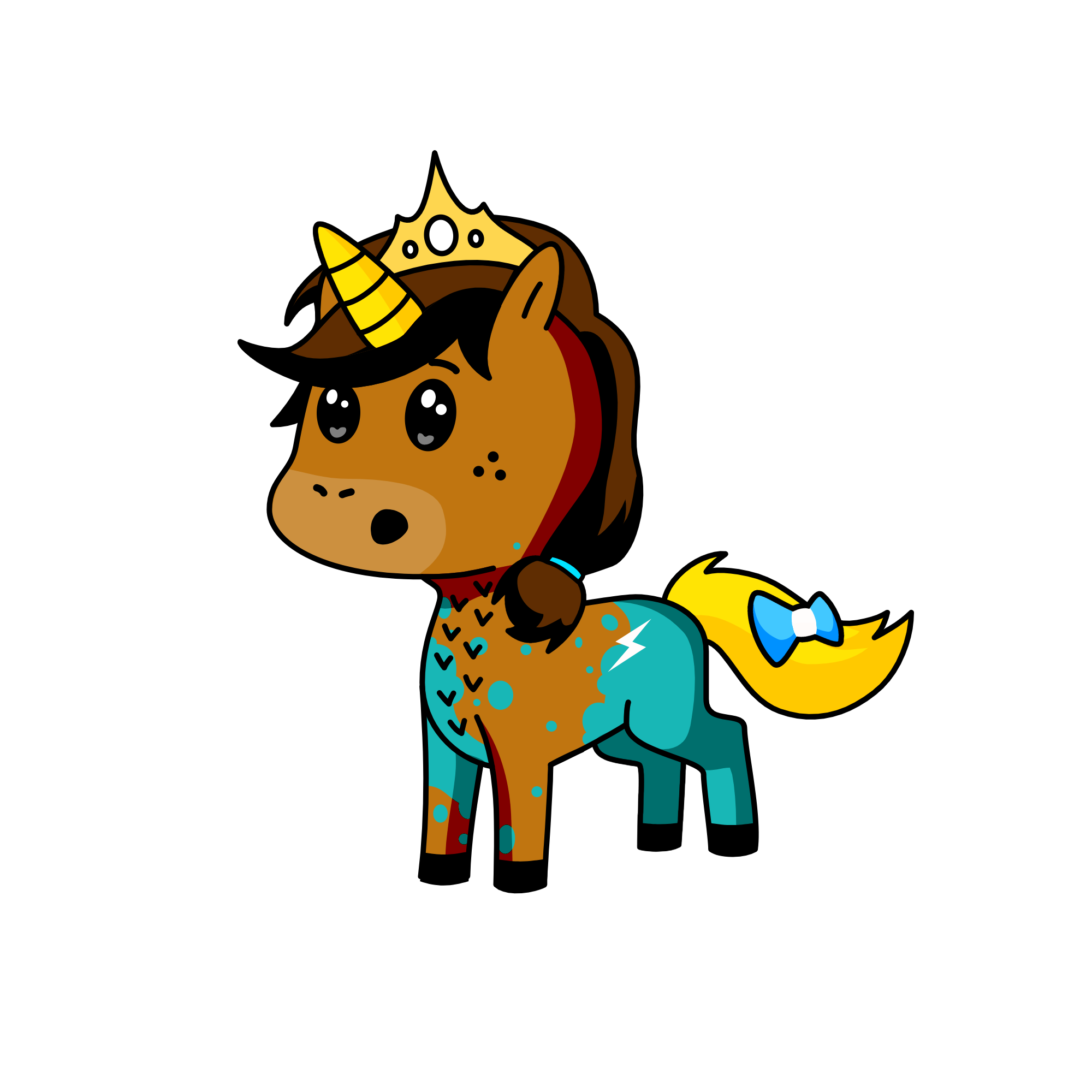 Emerald, the unicorn