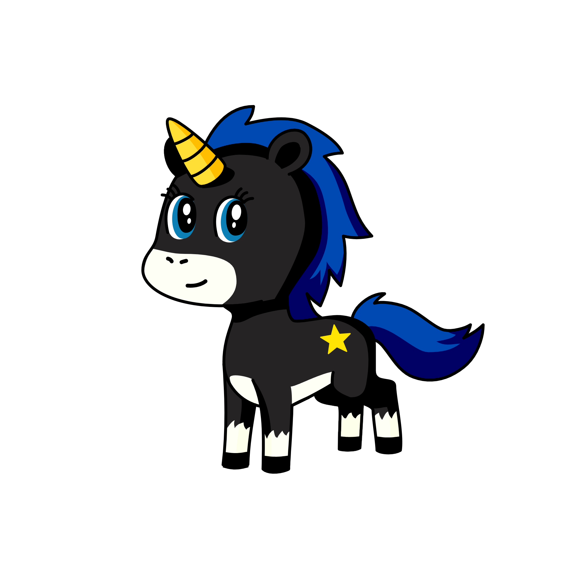 Luna, the unicorn