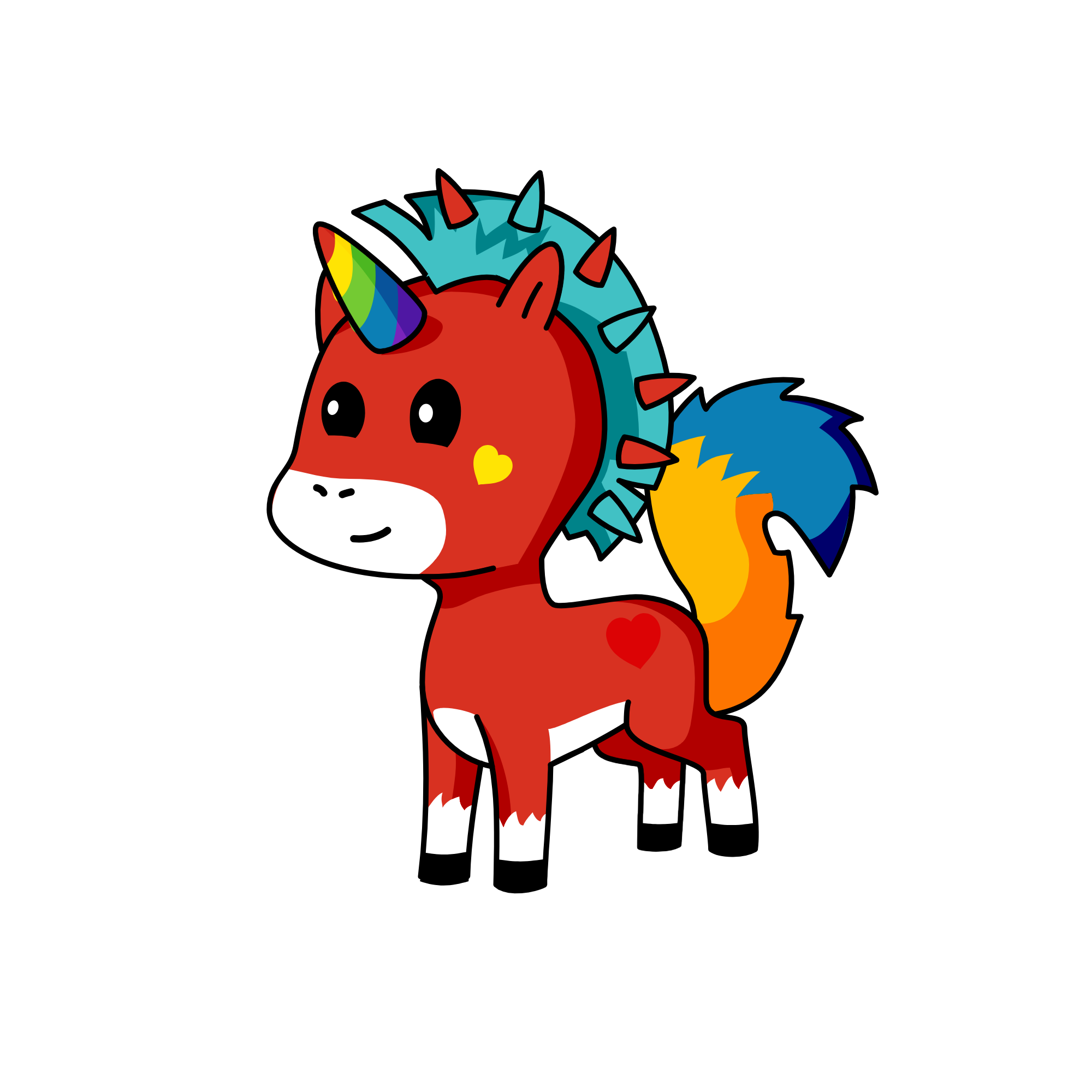 Random, the unicorn