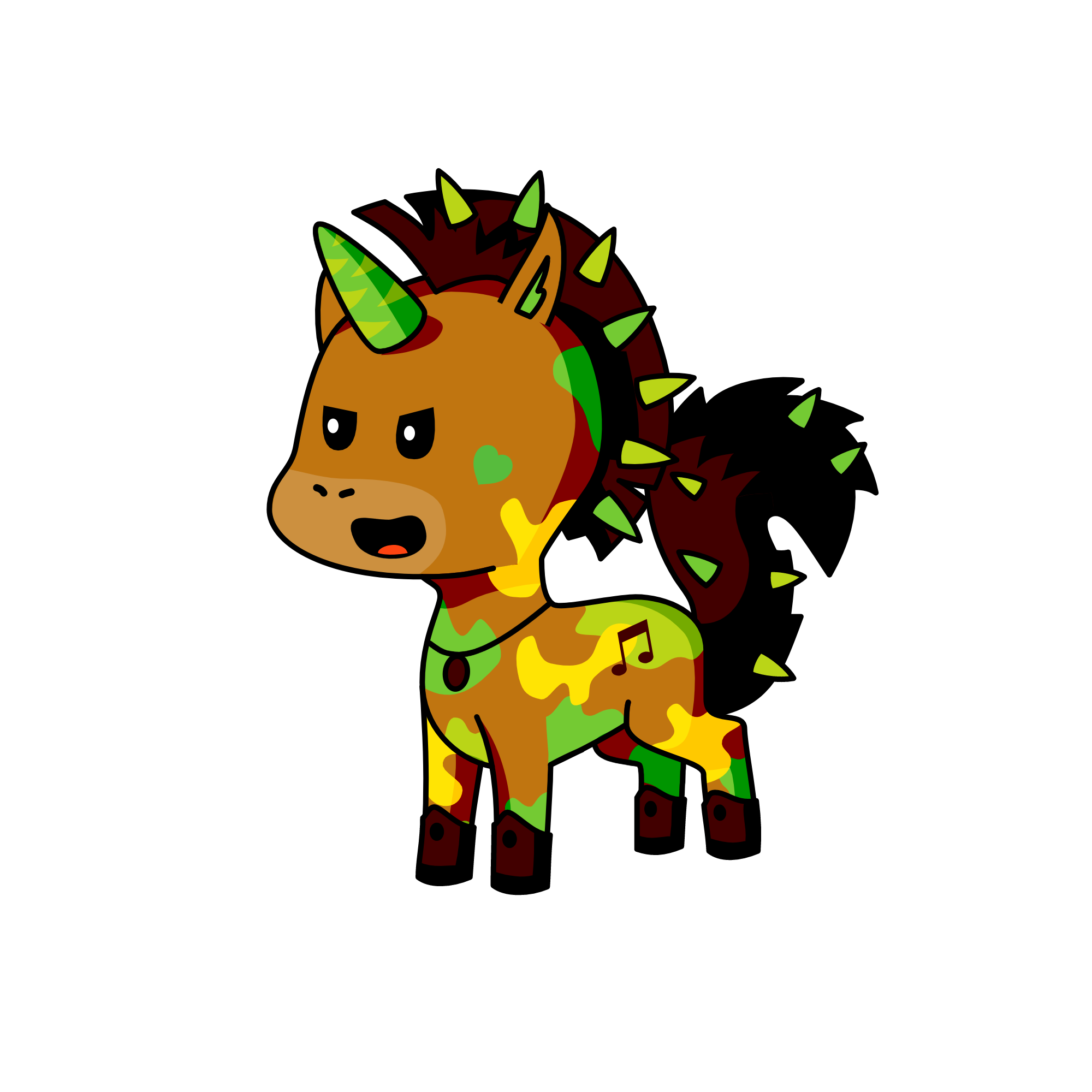Rocker, the unicorn