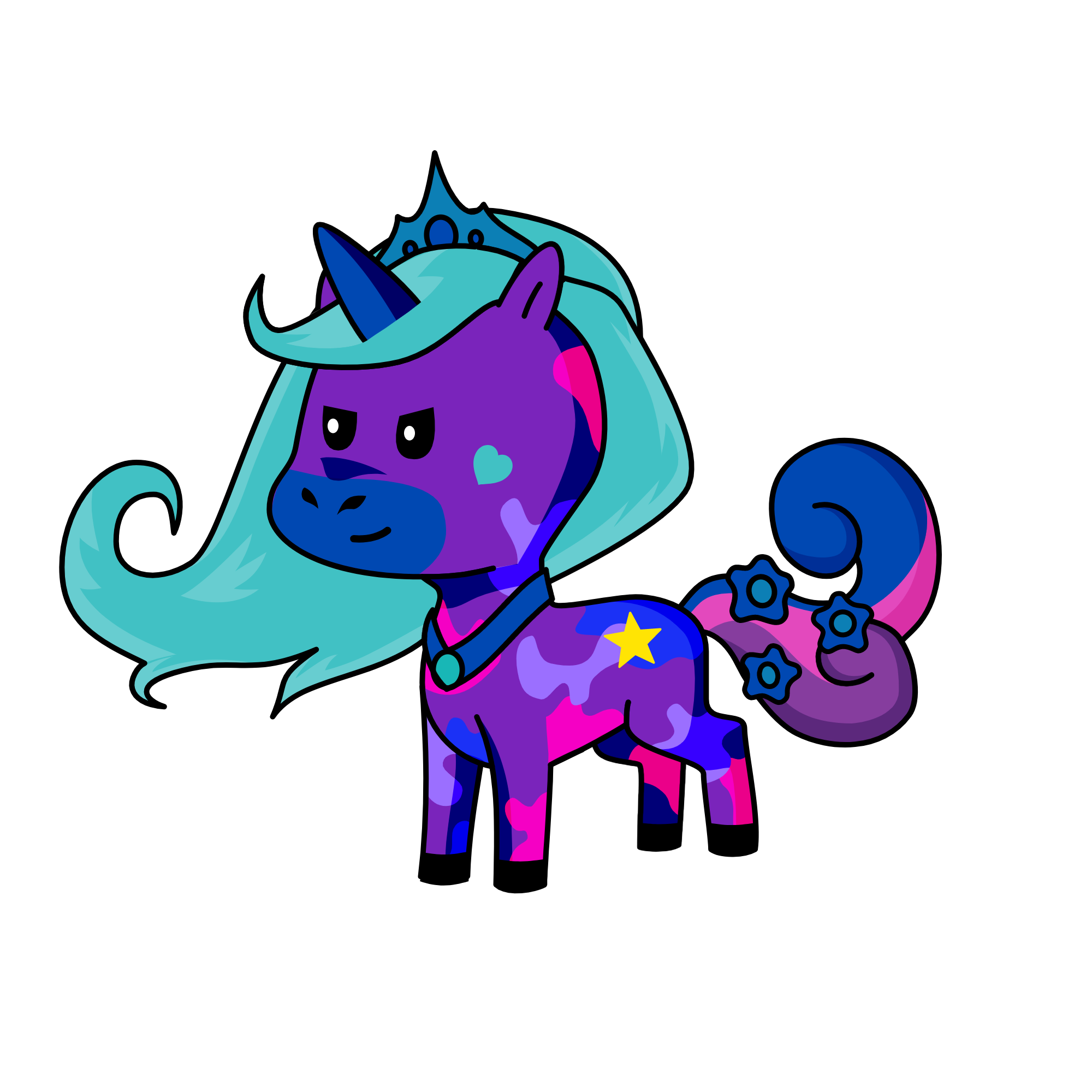 Princess Luna, the unicorn