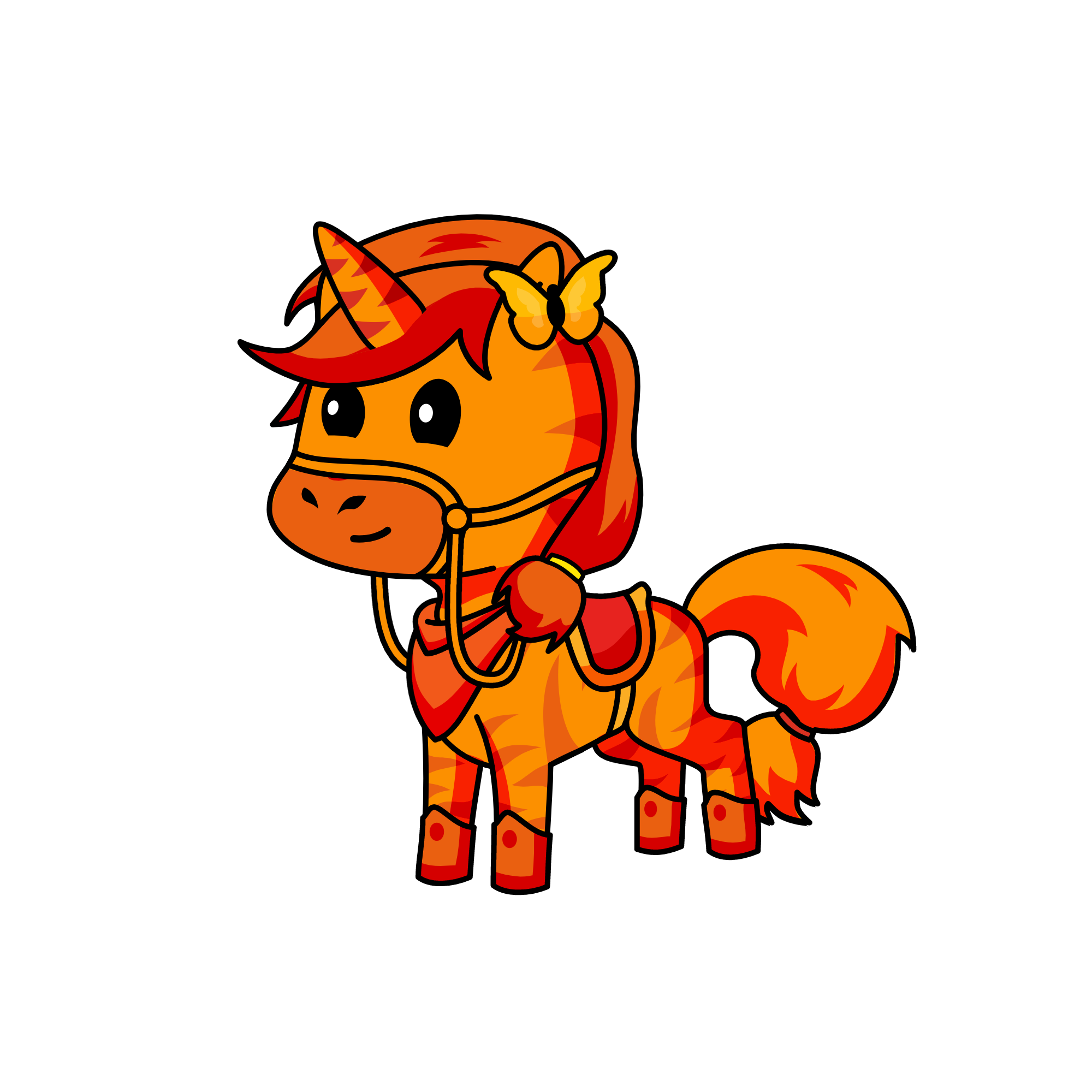 Flame, the unicorn