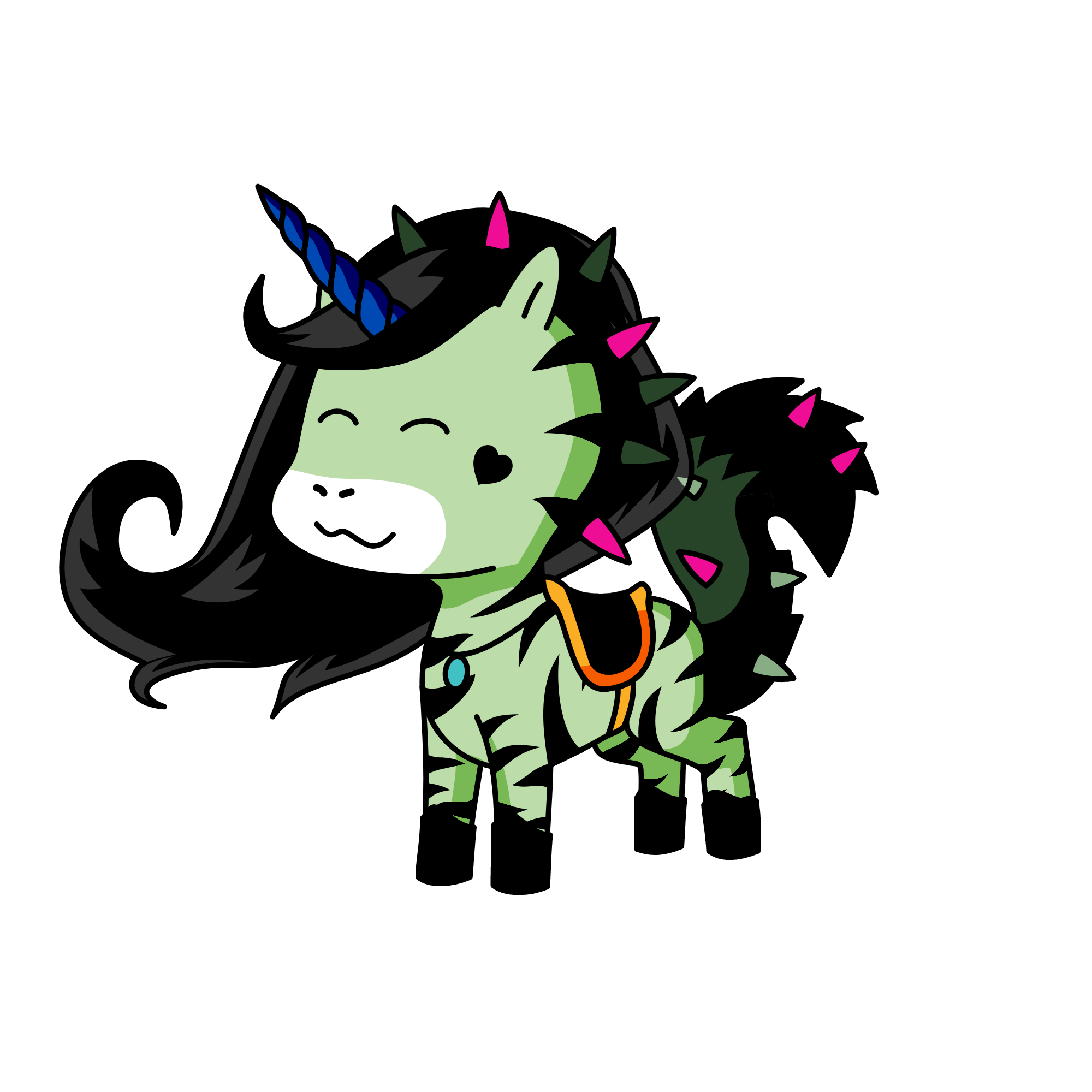 Blacy, the unicorn