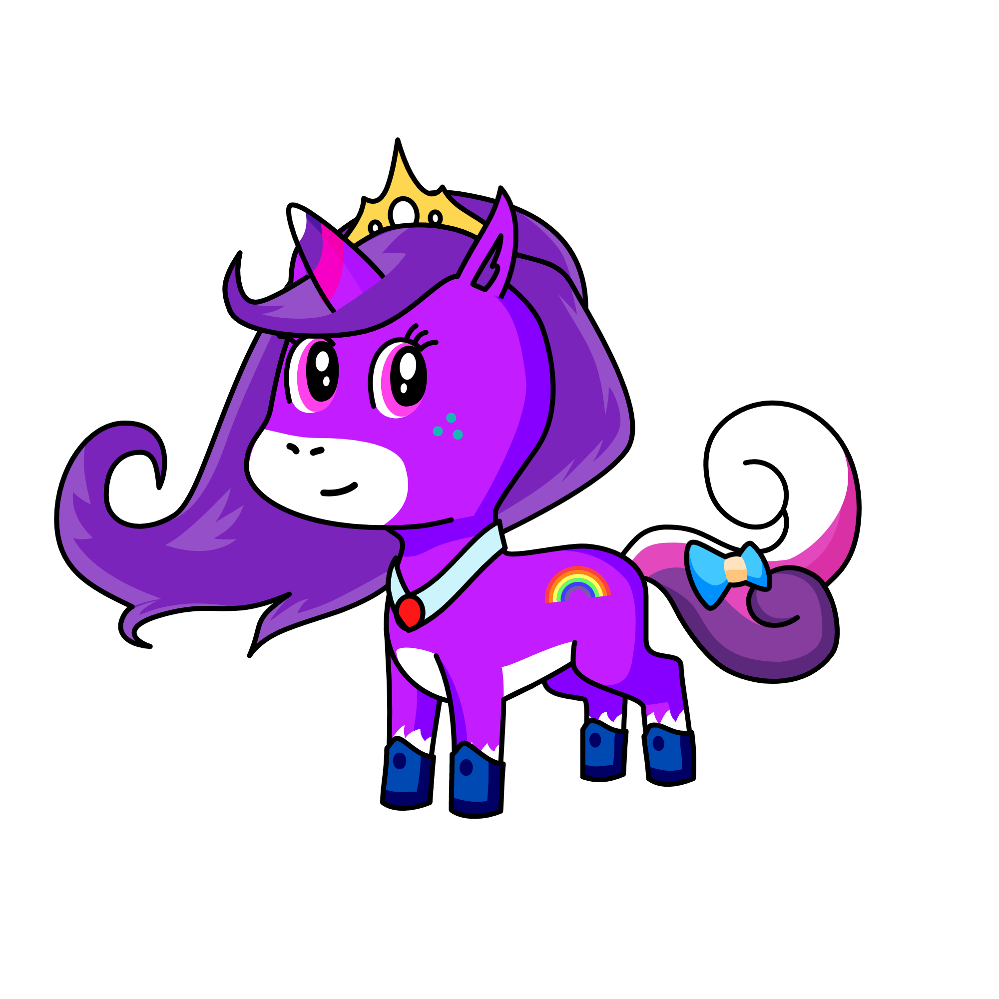 moonlight, the unicorn