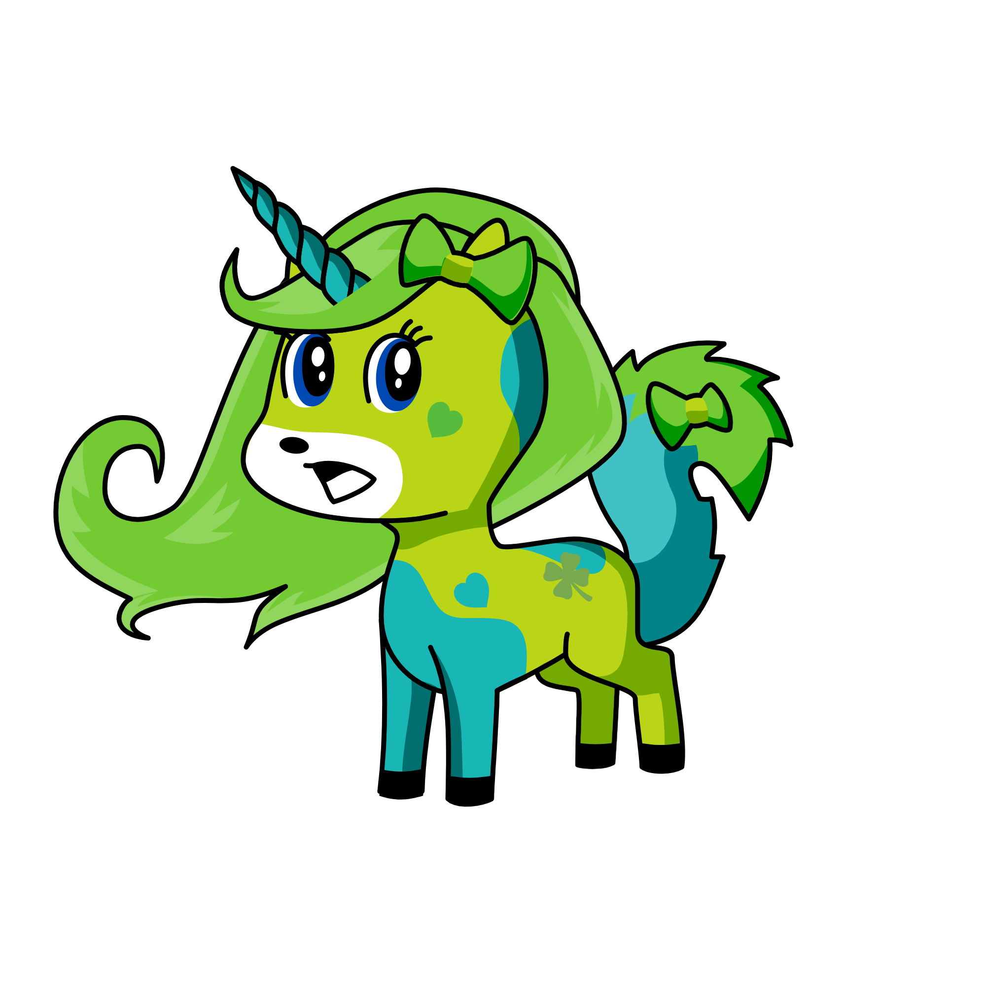 Clover, the unicorn