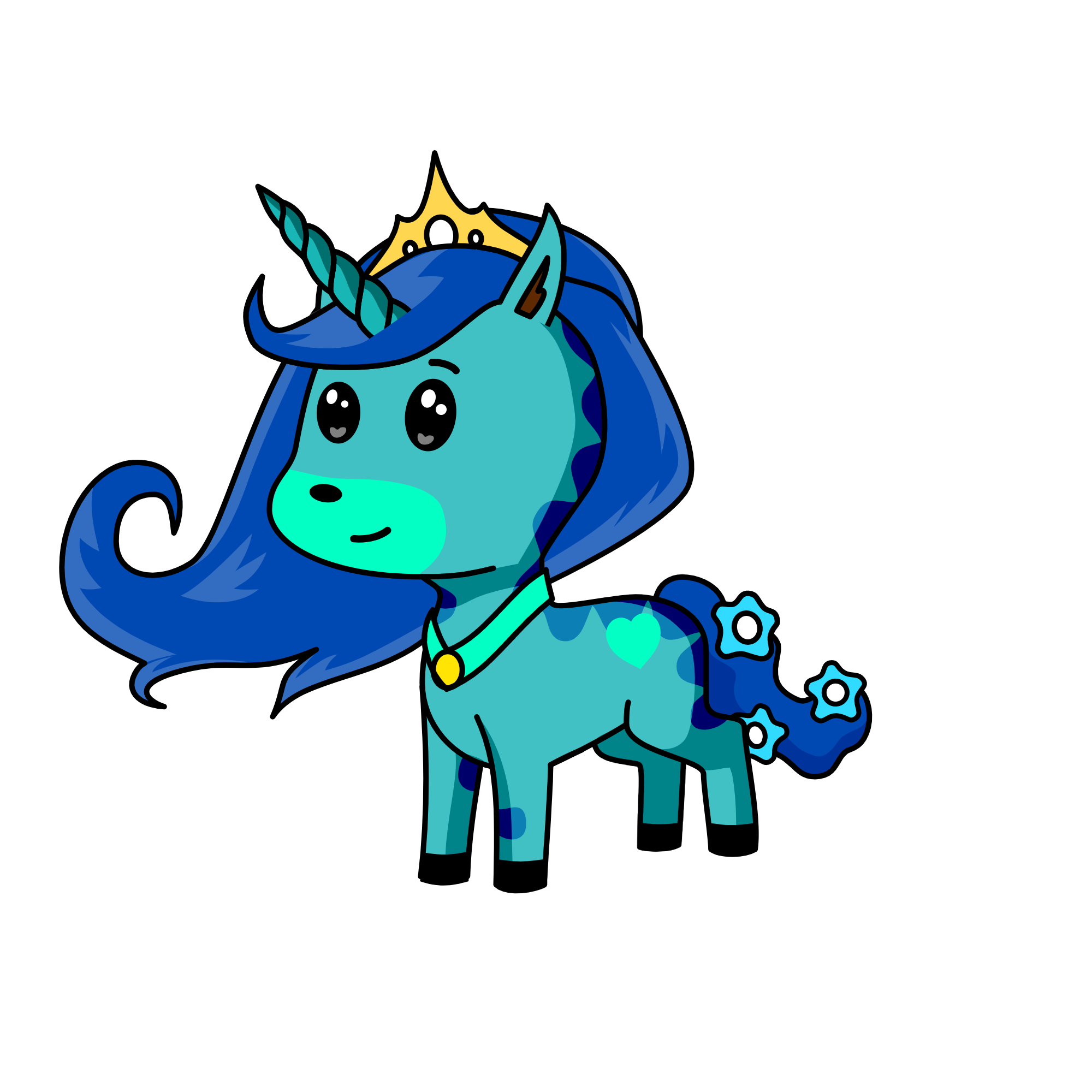 aqua, the unicorn