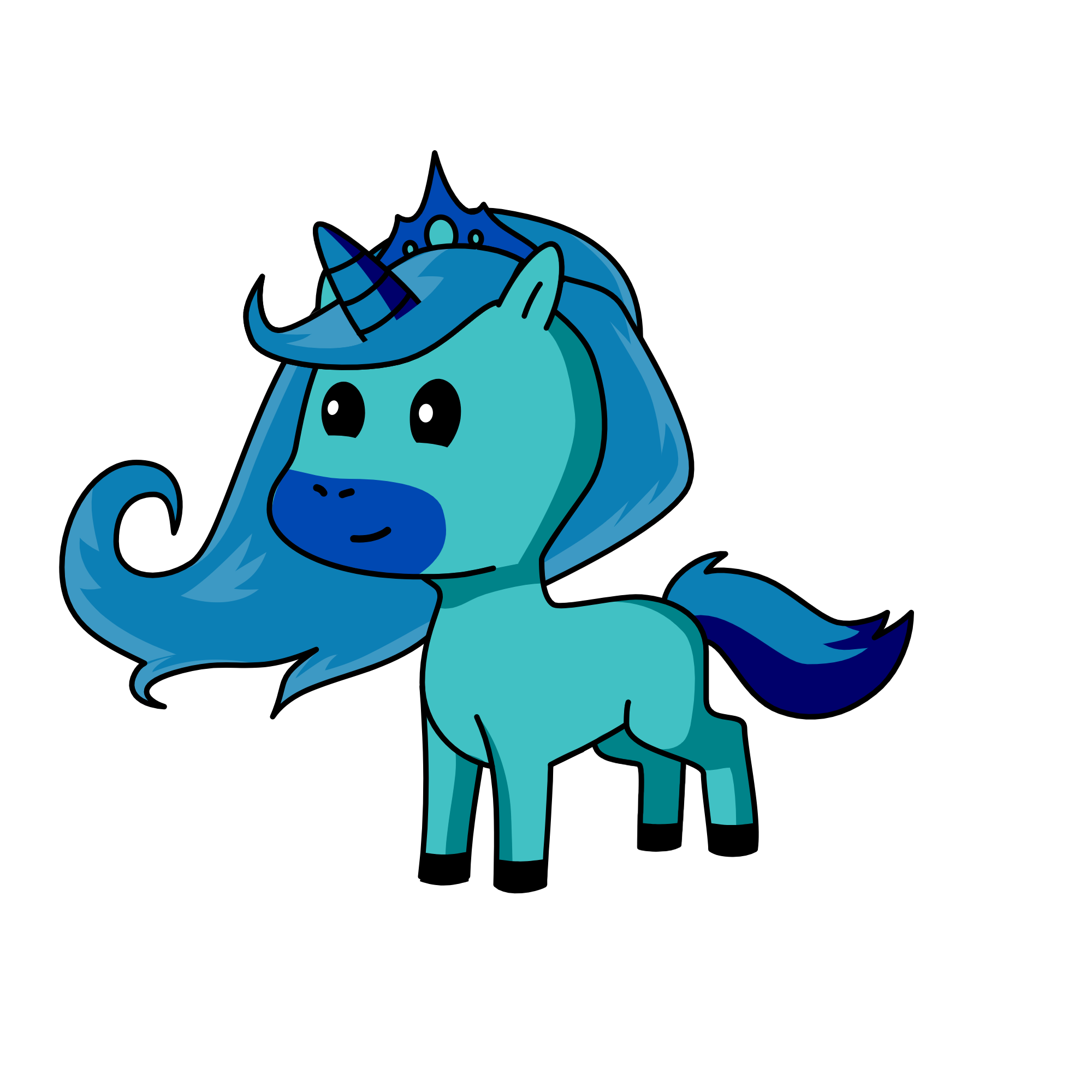 SKY UNICORN QUEEN, the unicorn