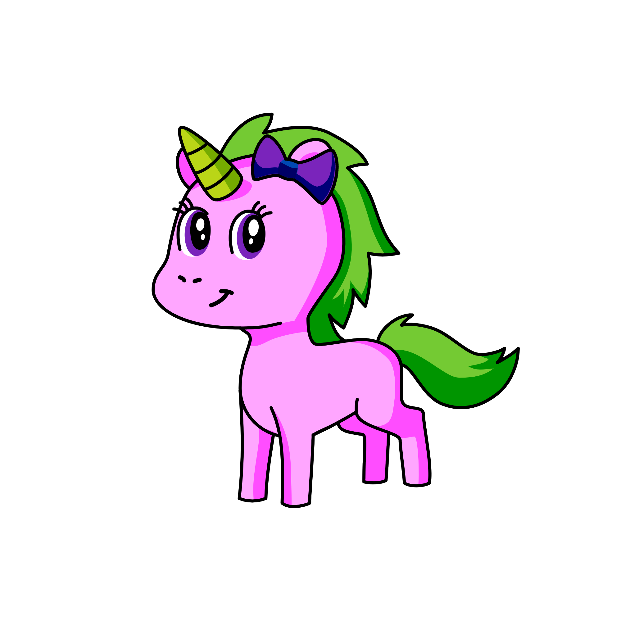 Grape, the unicorn
