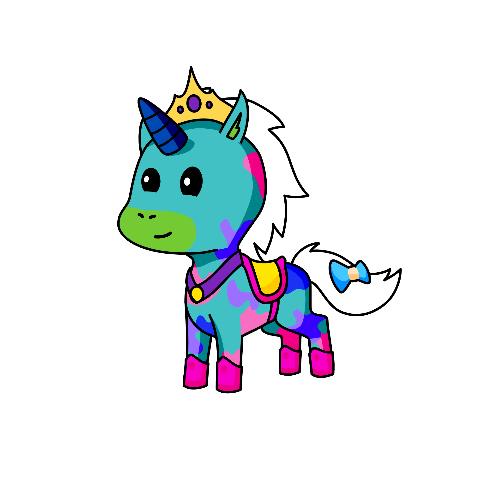 queen of unicorn(jam), the unicorn