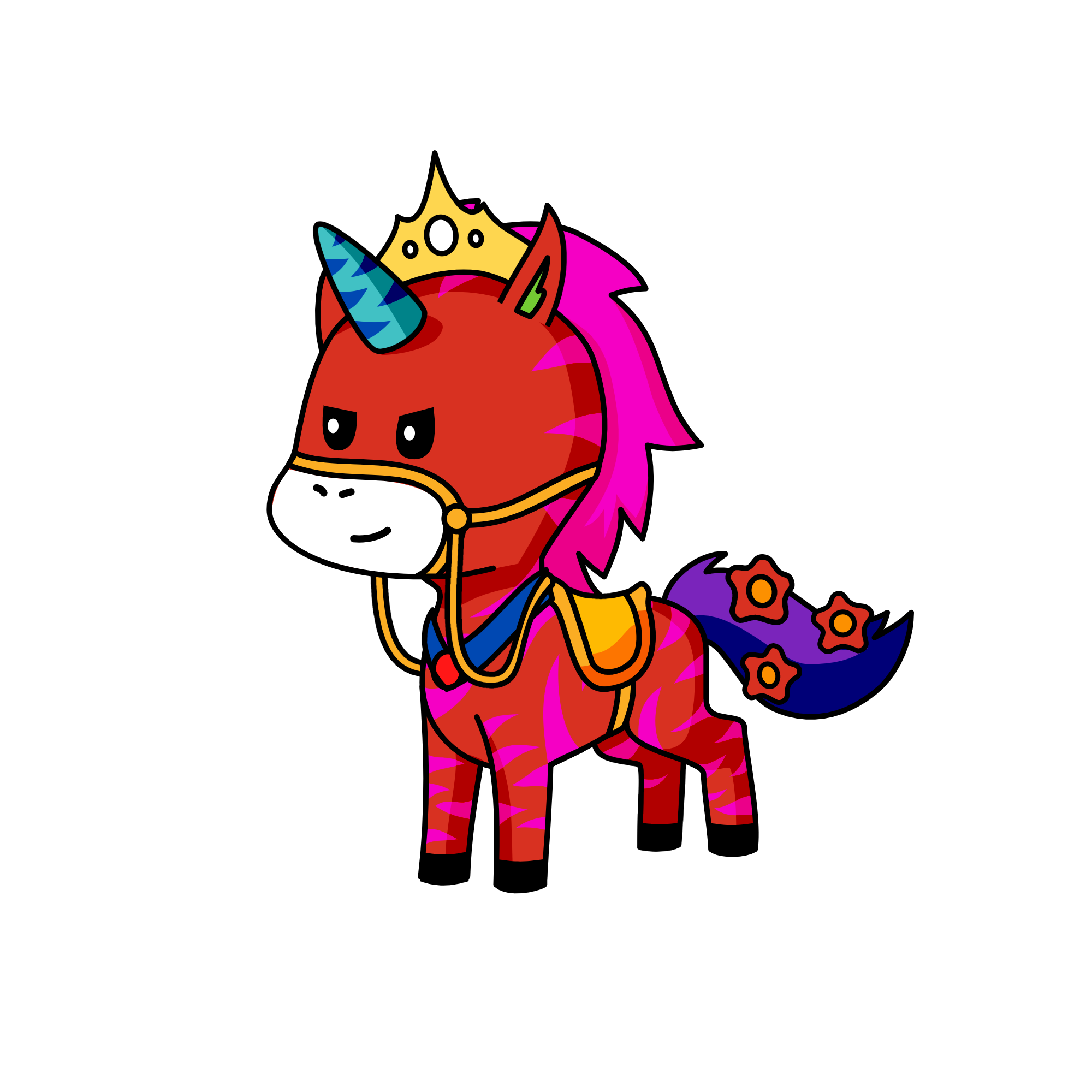Éclair, the unicorn