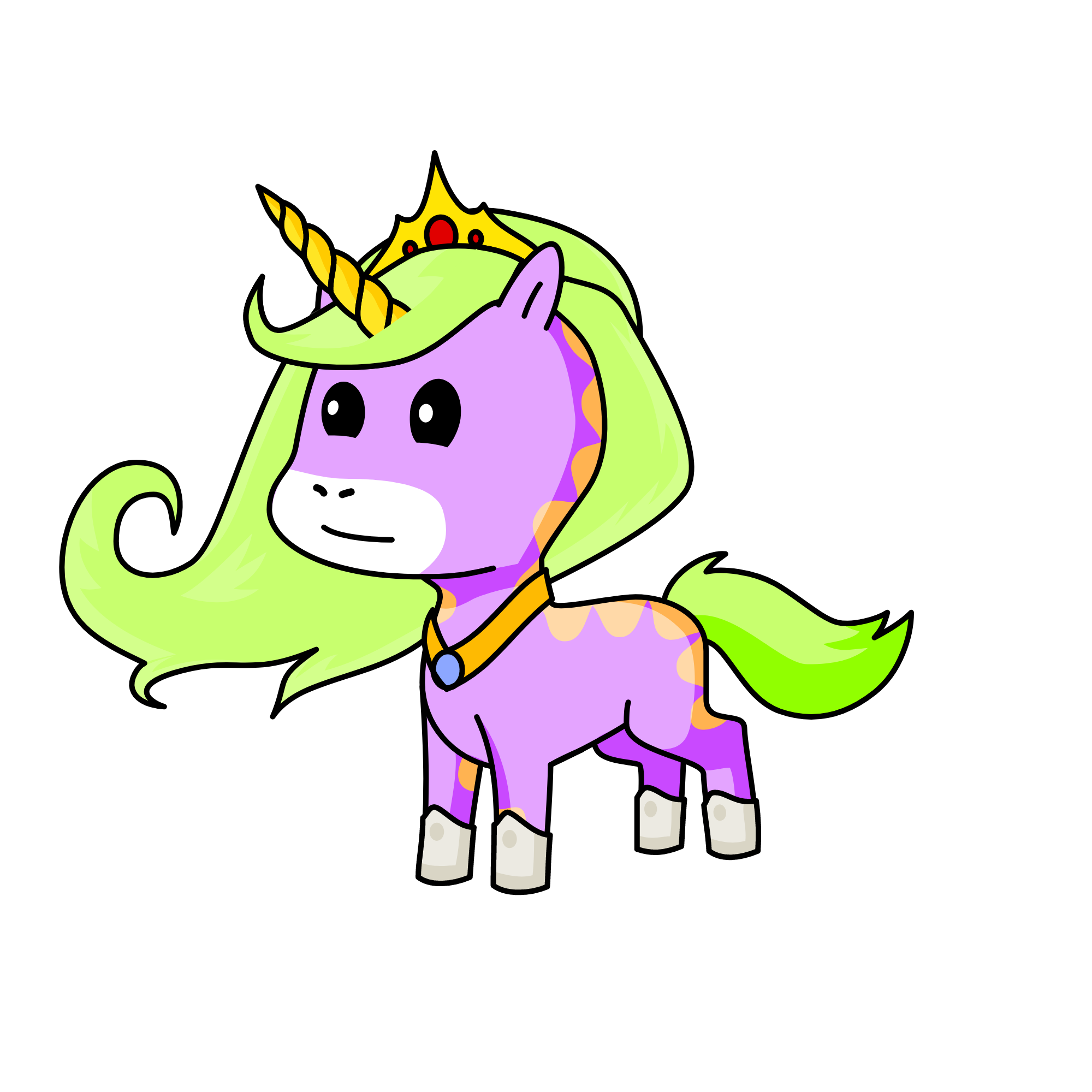kraliçe, the unicorn