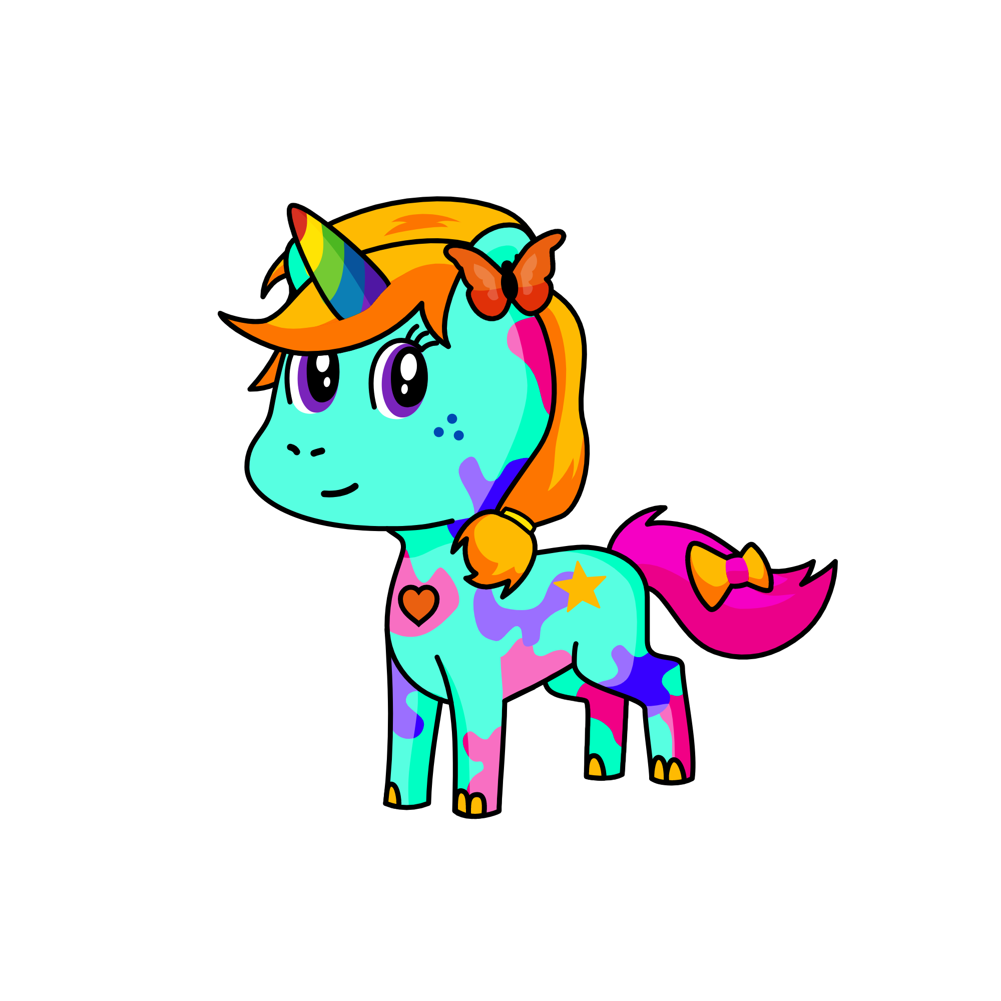 Divistha, the unicorn
