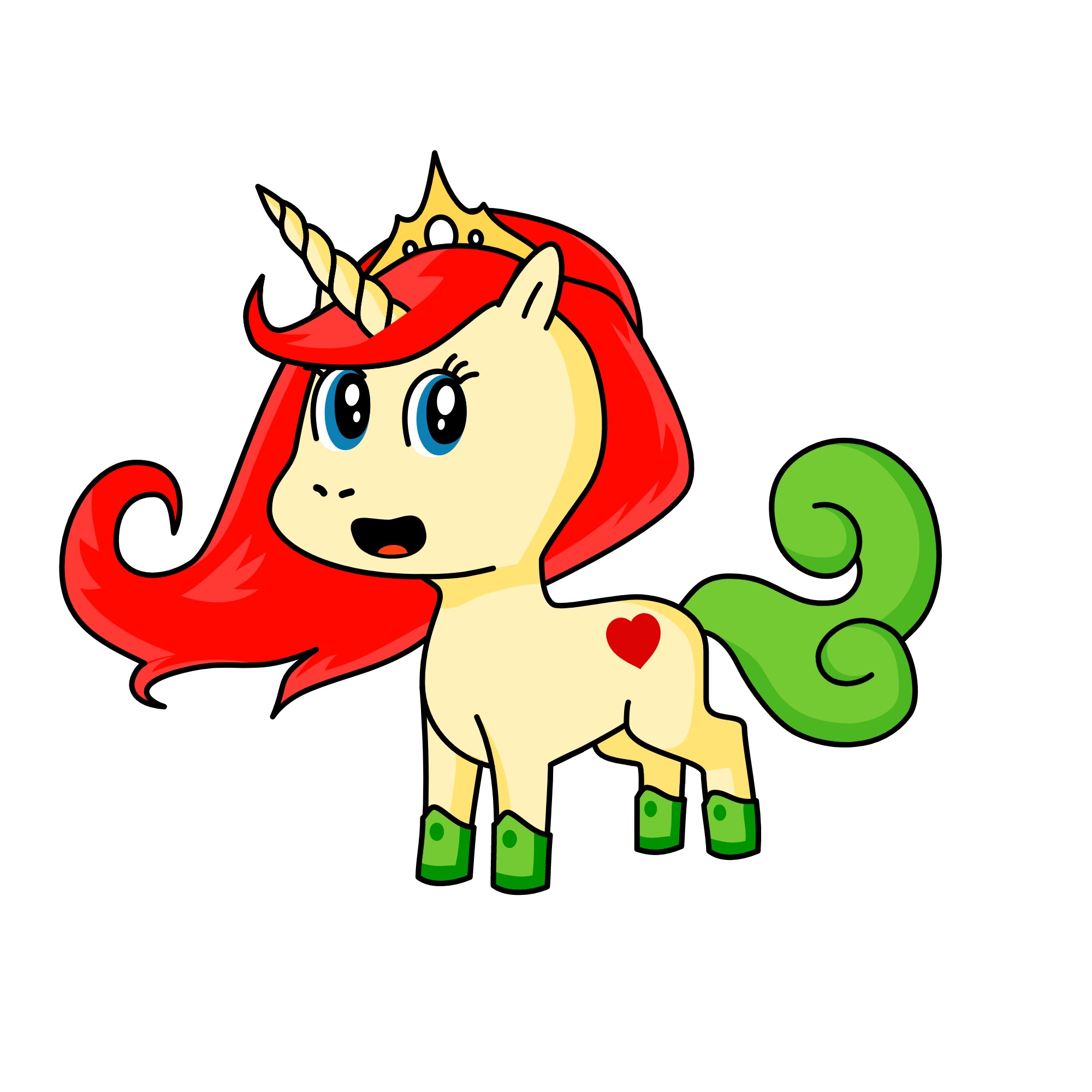 Ariel, the unicorn