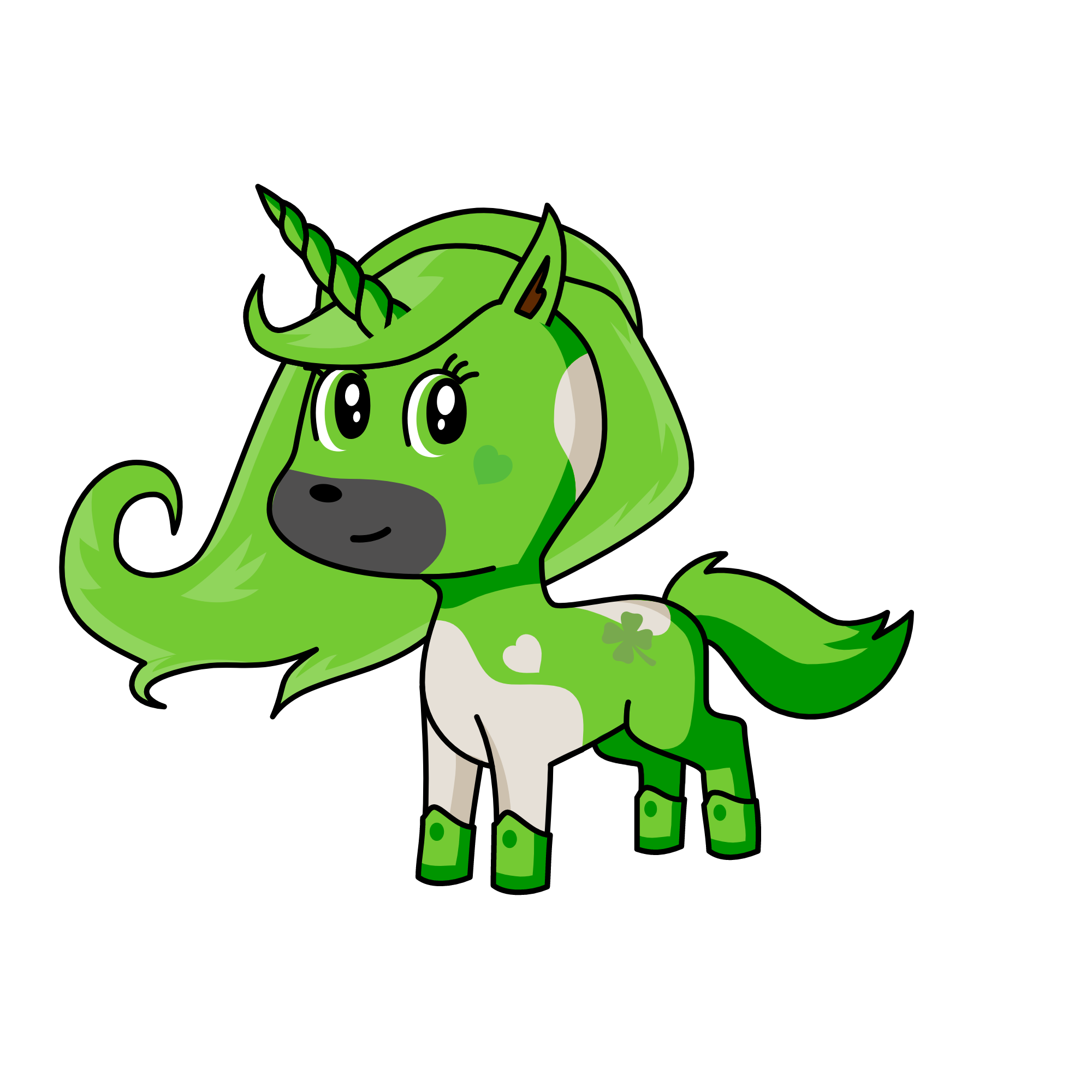 cup cake, the unicorn