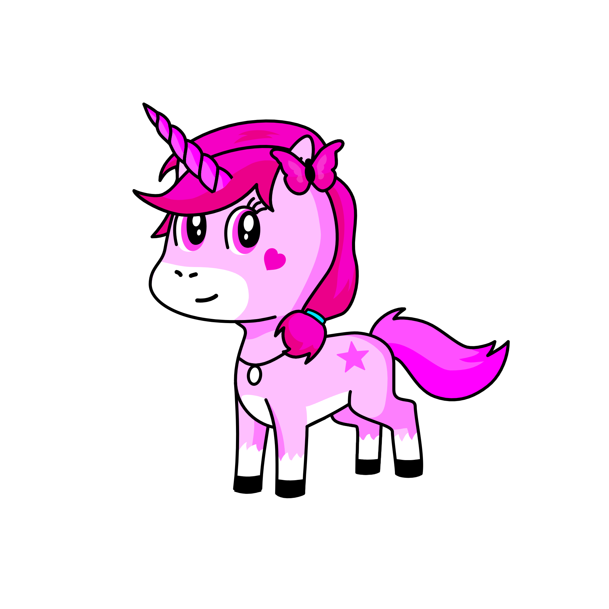 happy, the unicorn