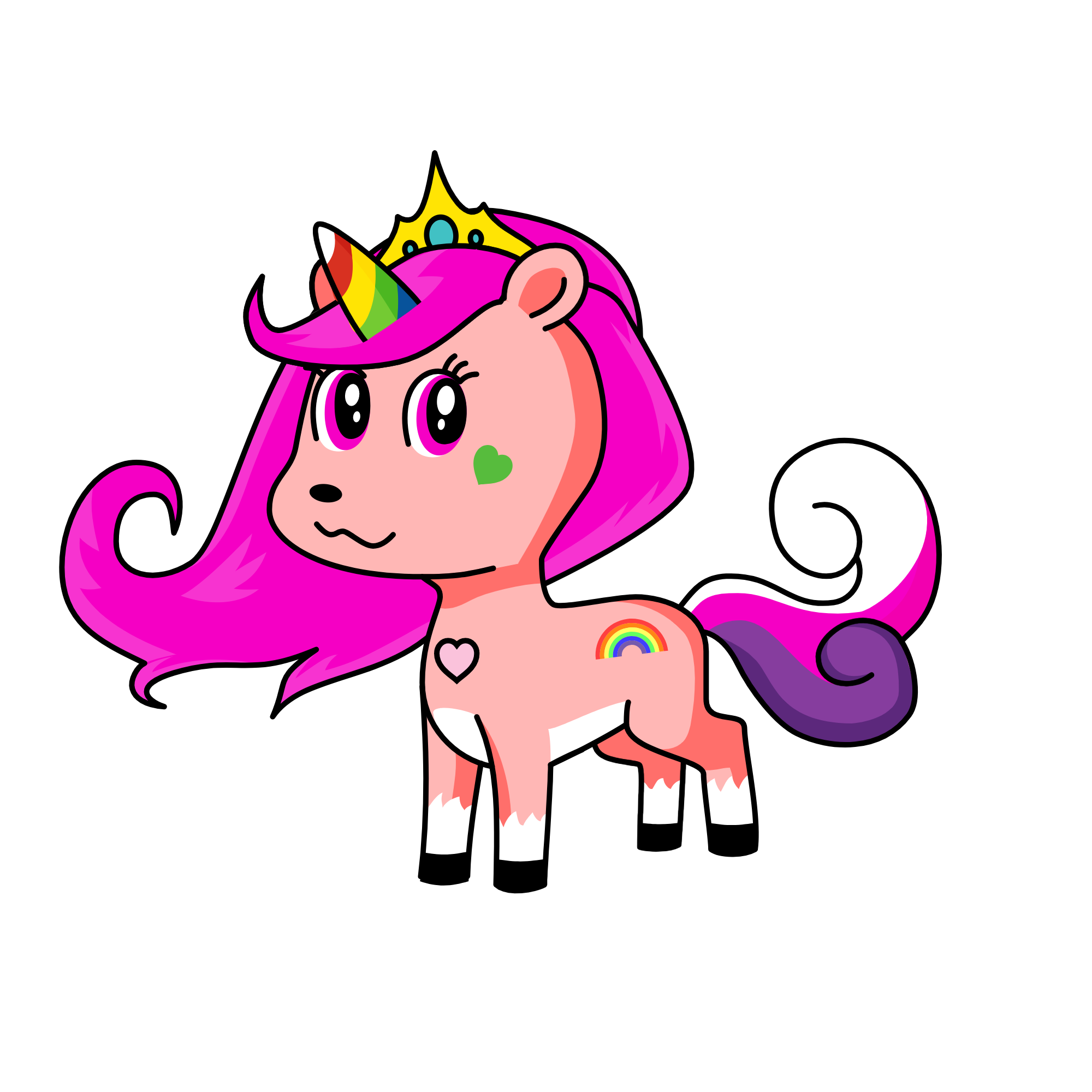 pinky, the unicorn