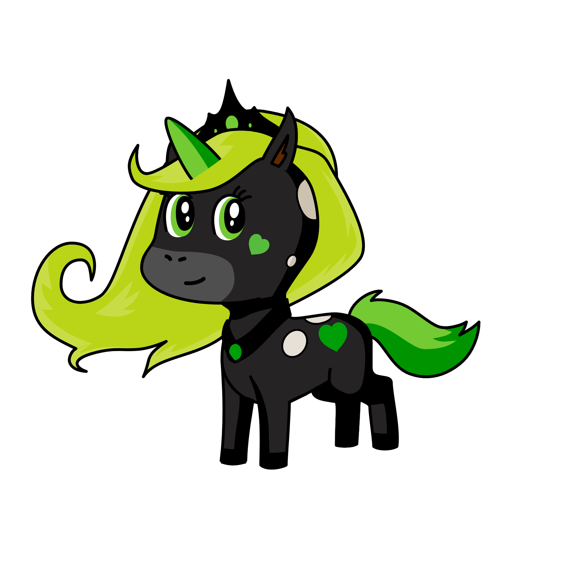 Jadecorn, the unicorn