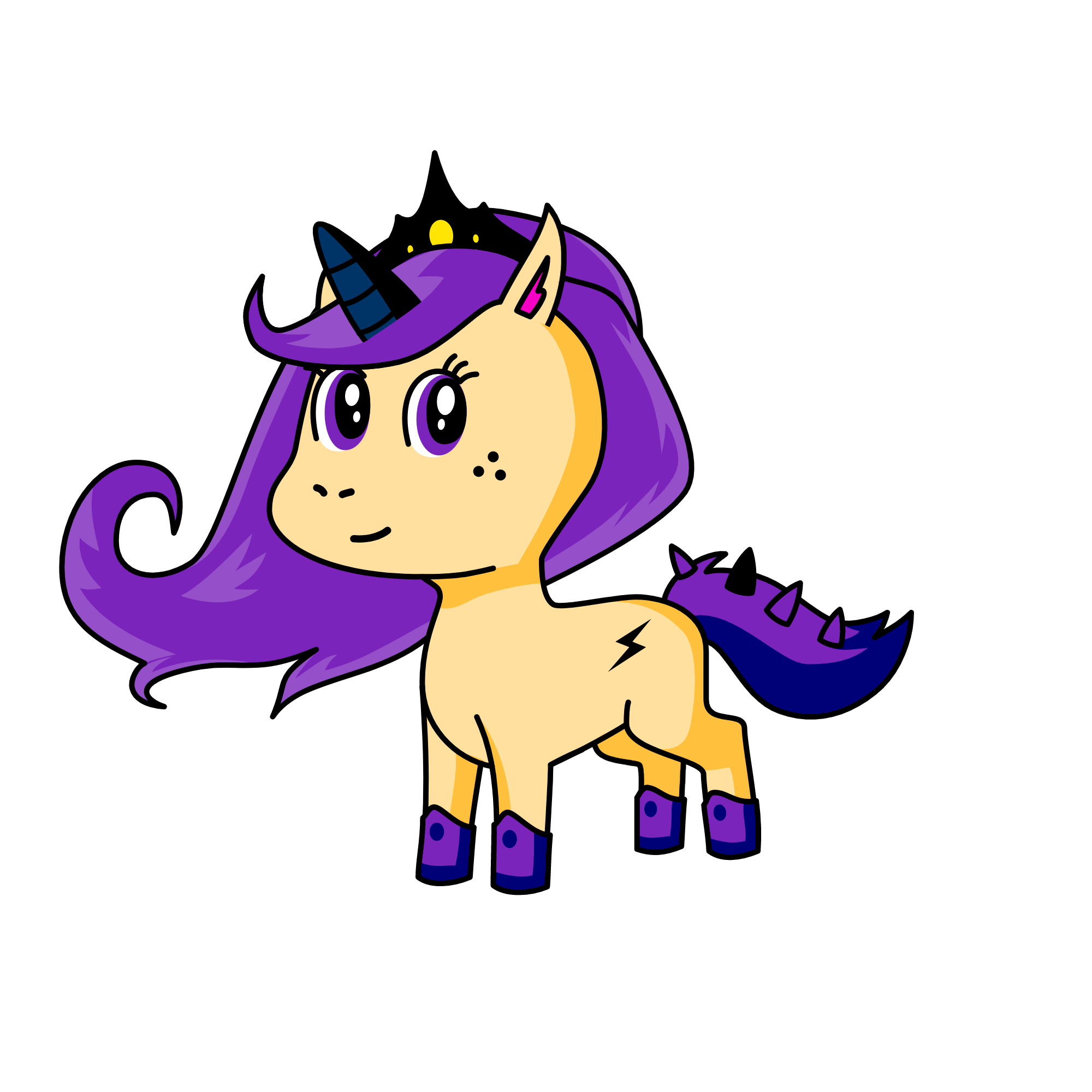 Queen Mal, the unicorn