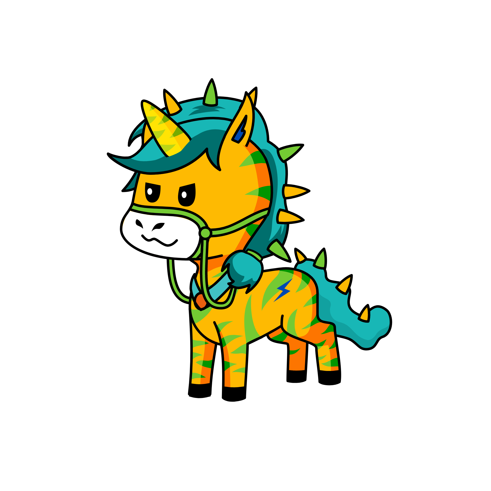 Spike, the unicorn