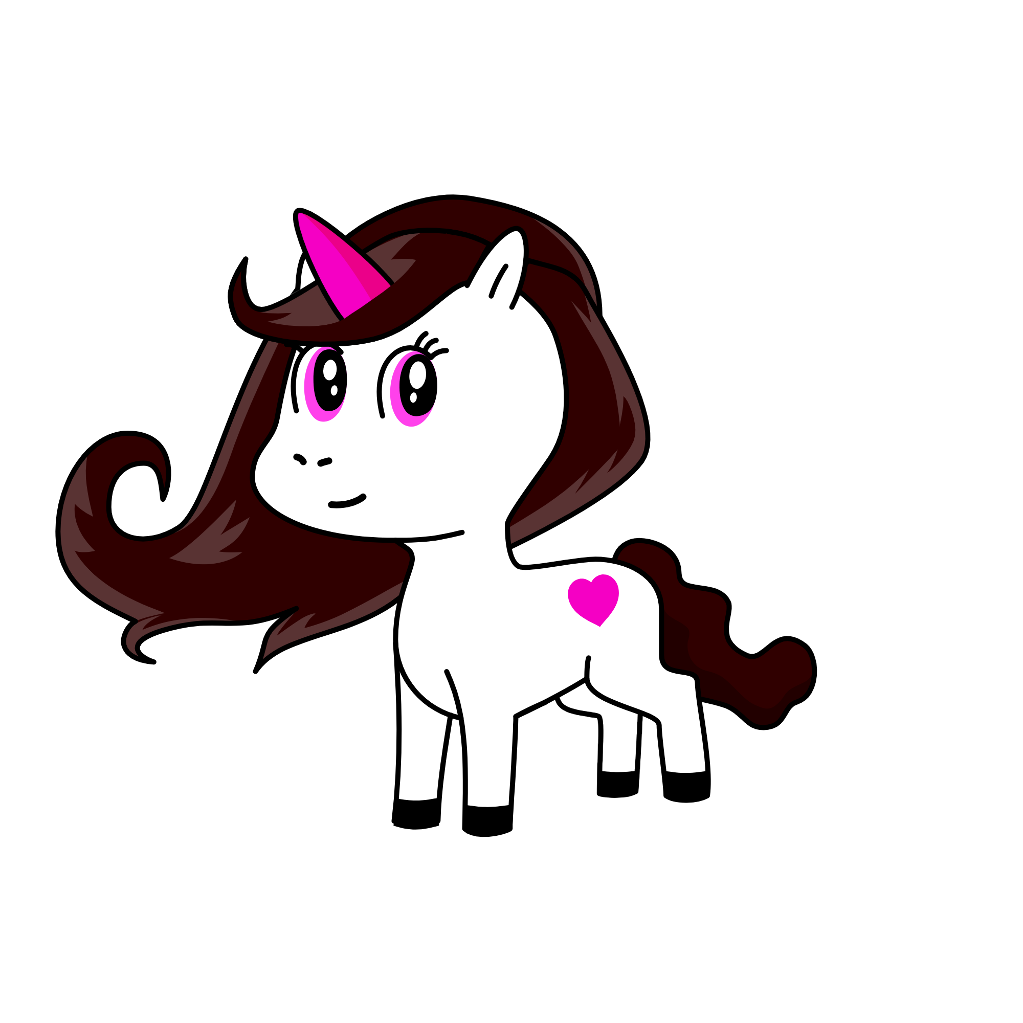 violet, the unicorn