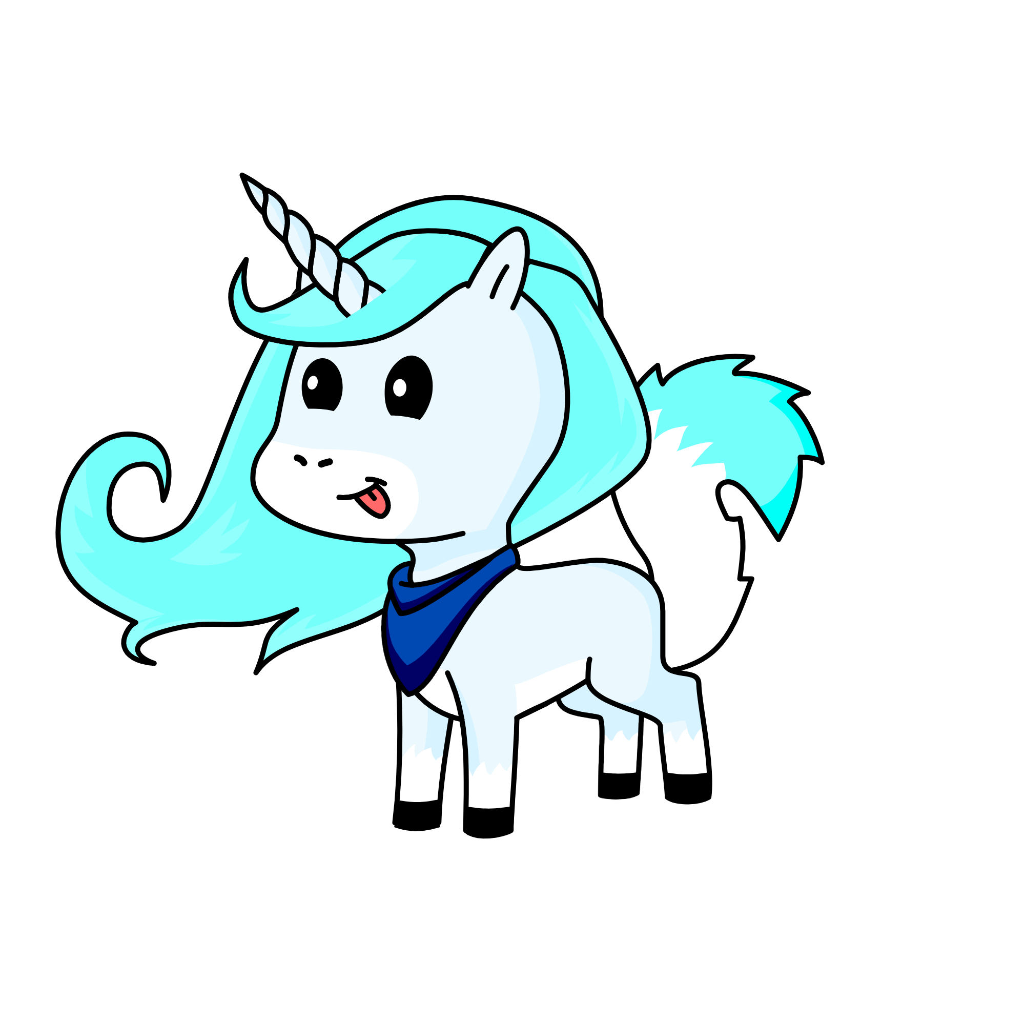 Winter, the unicorn