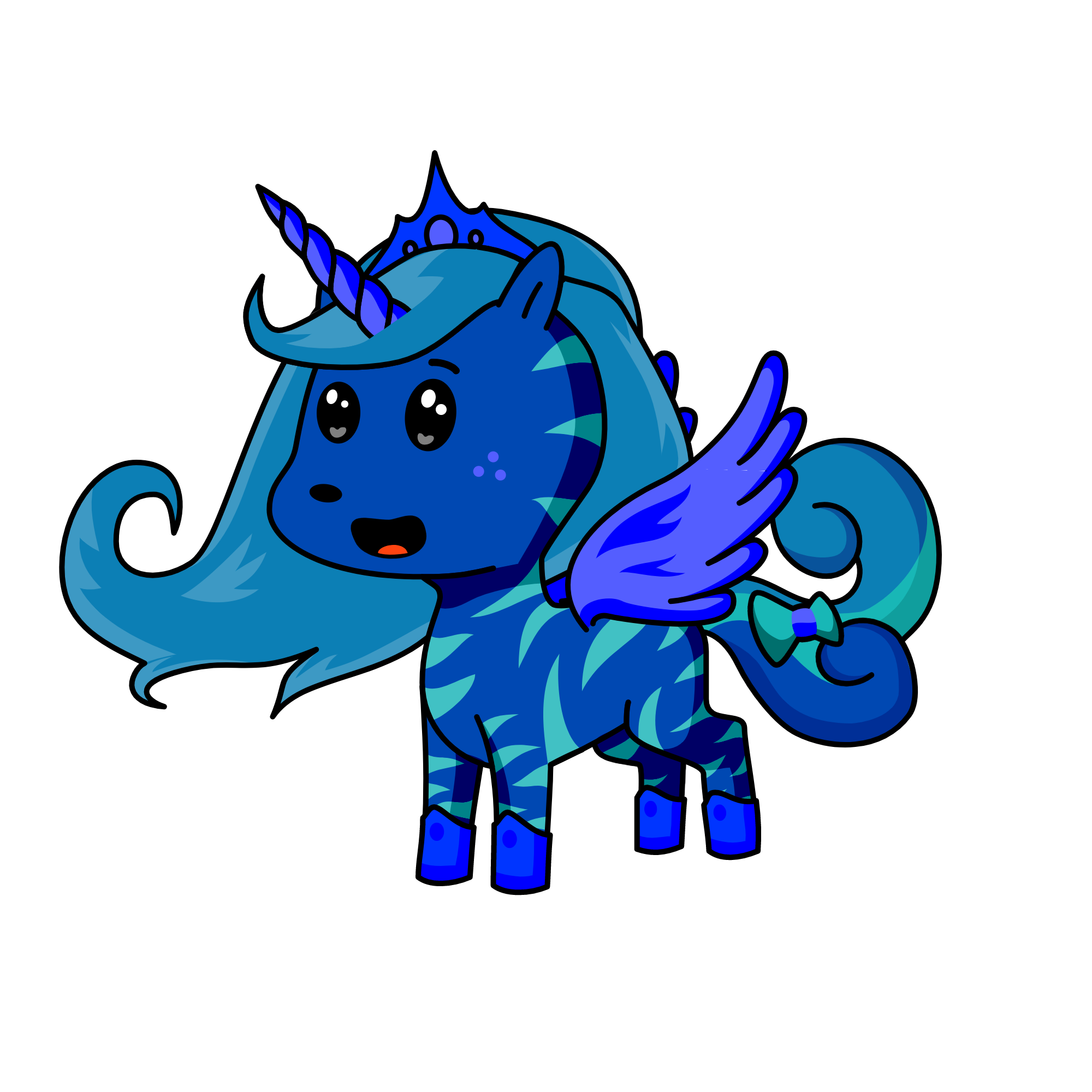 Tundra Moon, the unicorn