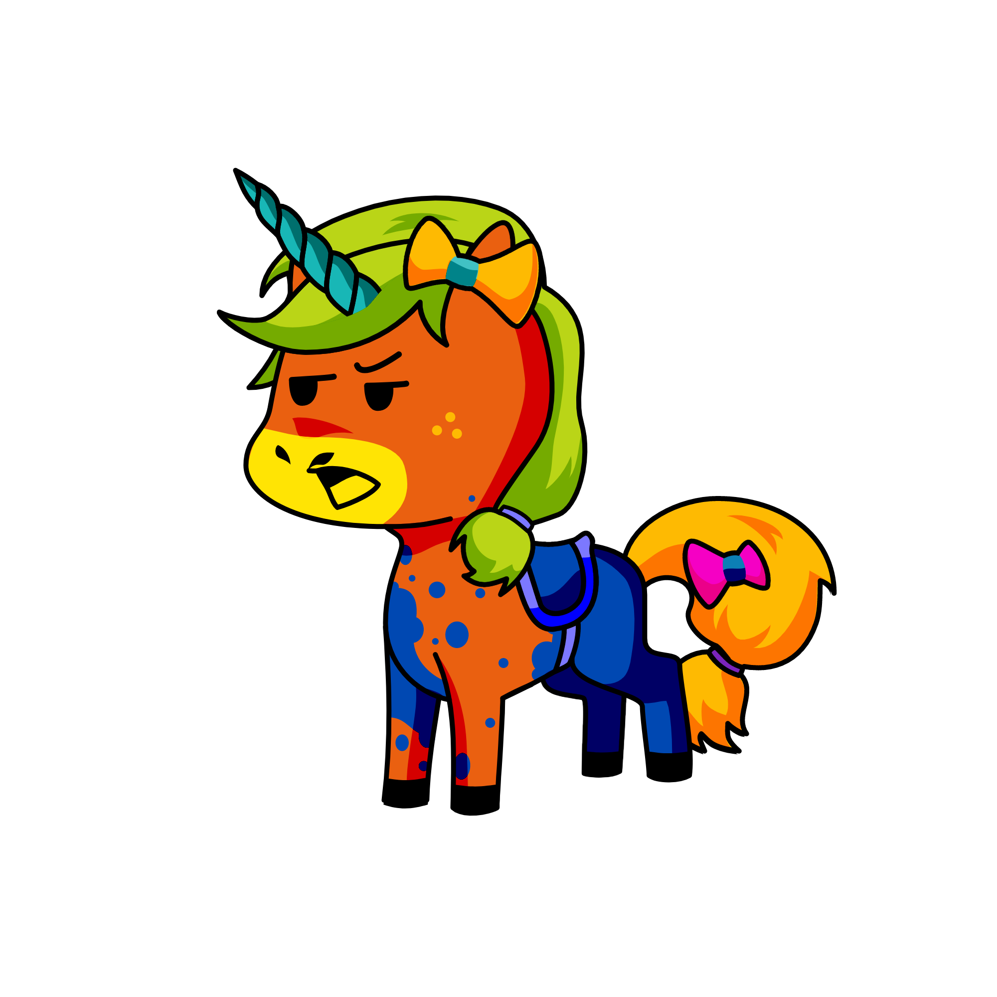 Fluffy, the unicorn