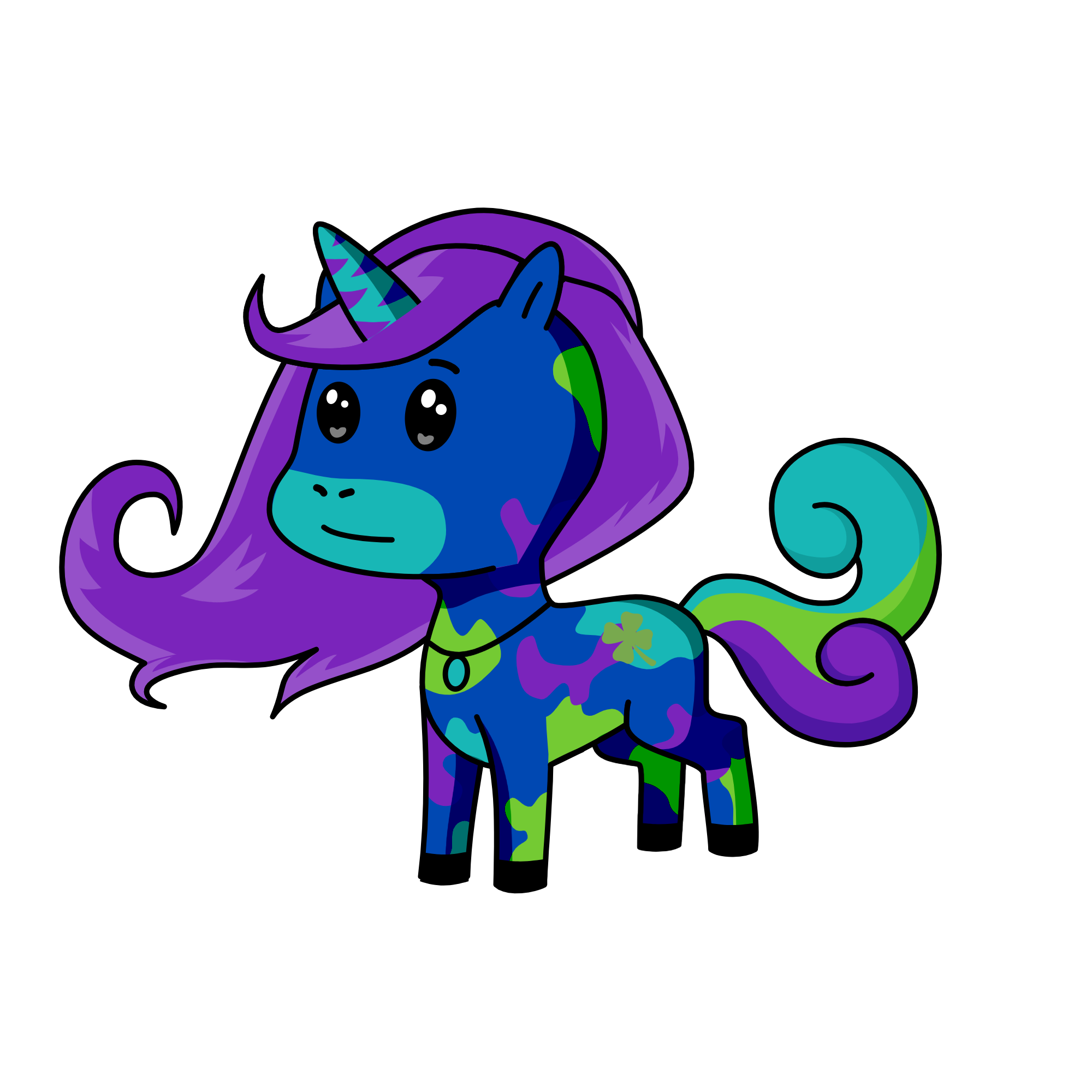 lucky!, the unicorn