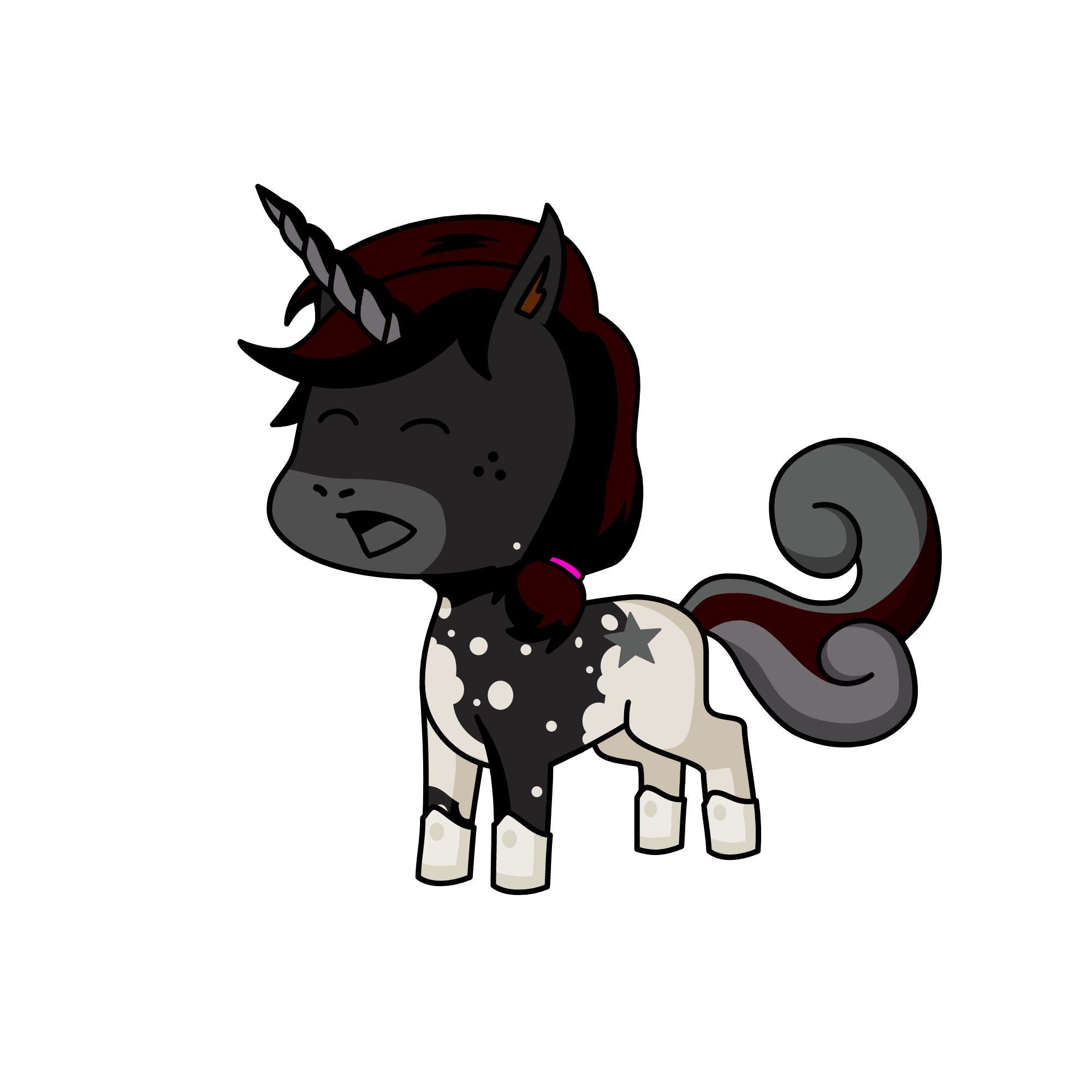 Moony, the unicorn