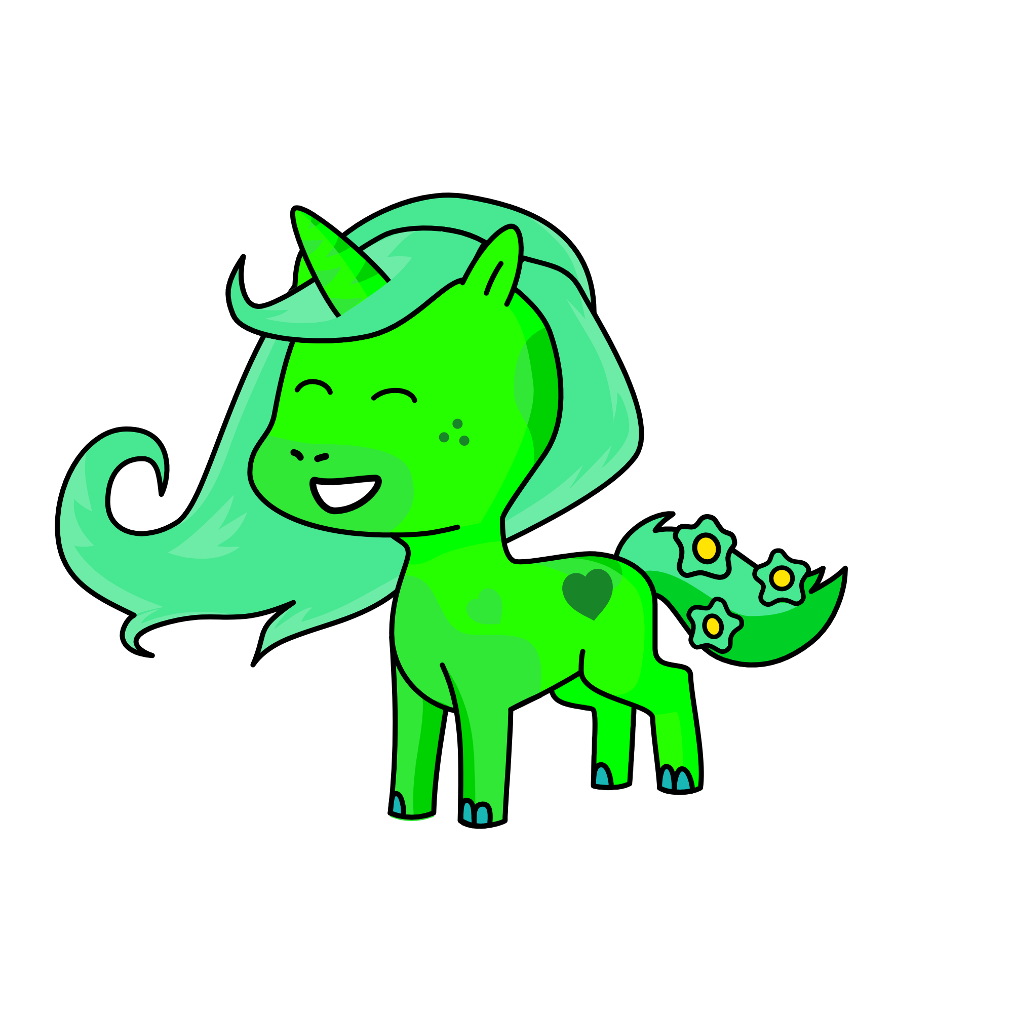 the bootiful child, the unicorn