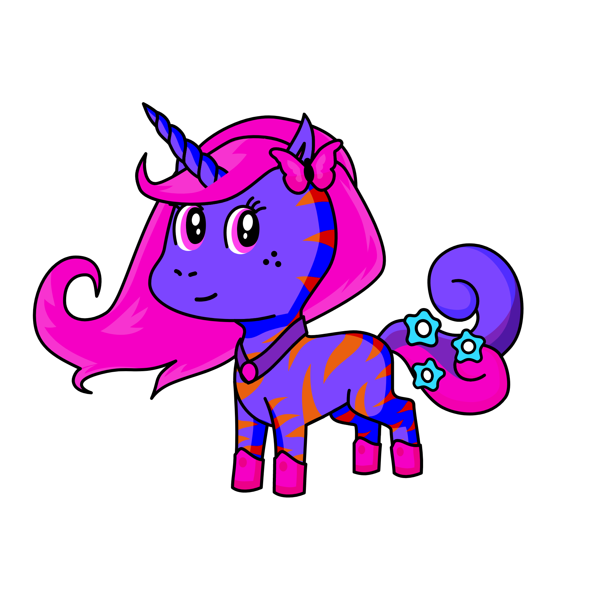 Rainy, the unicorn