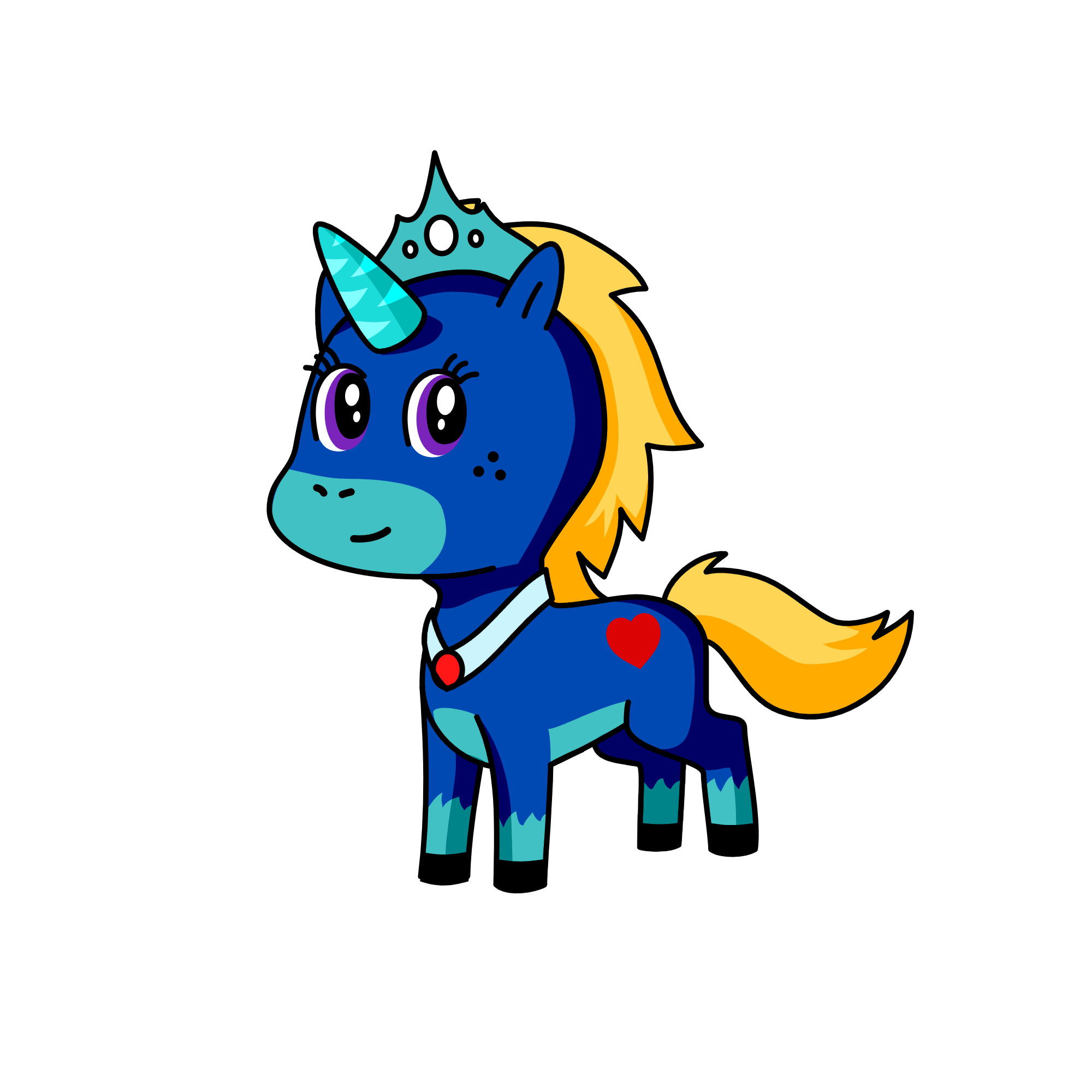 gril, the unicorn