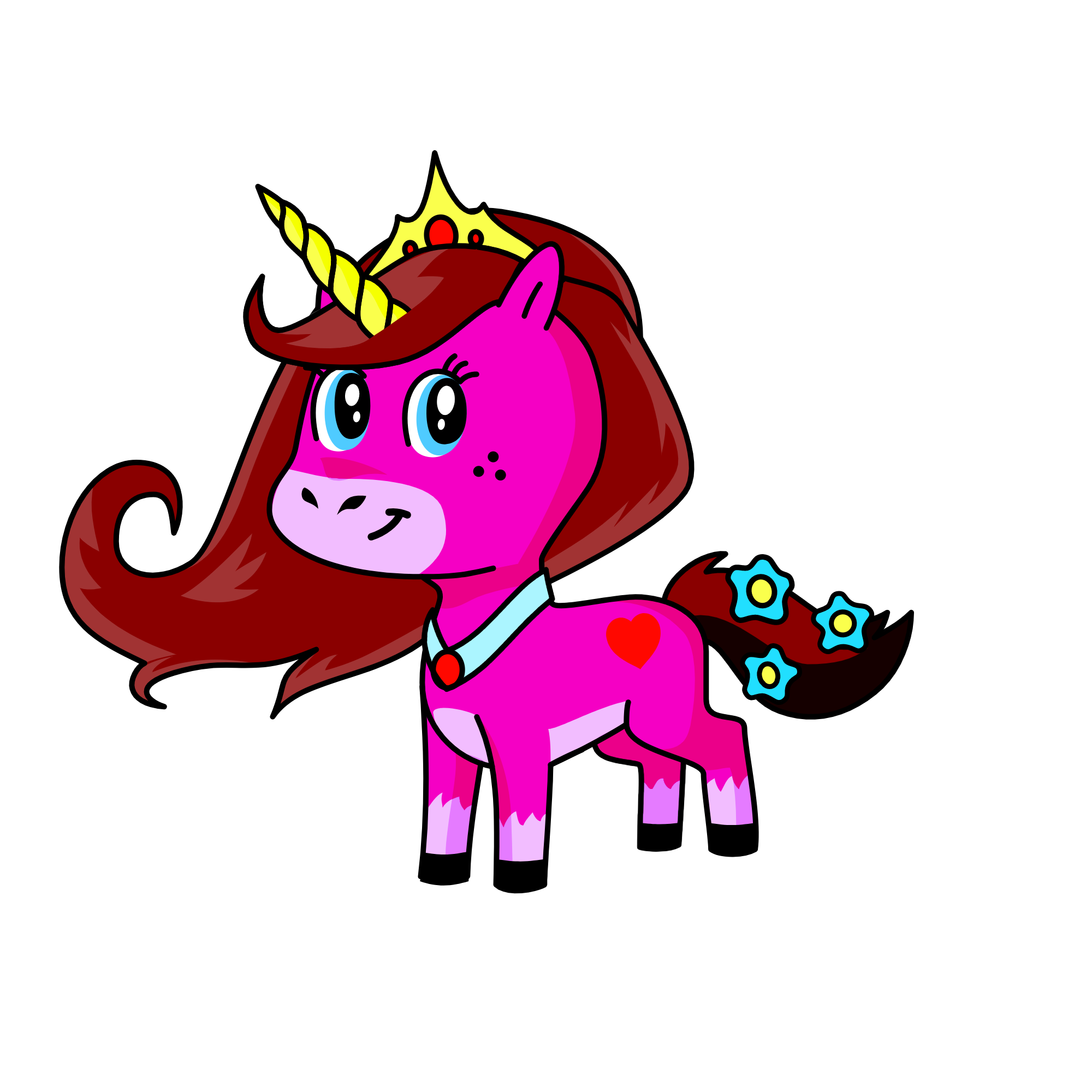 LUA DA MEIA NOITE., the unicorn