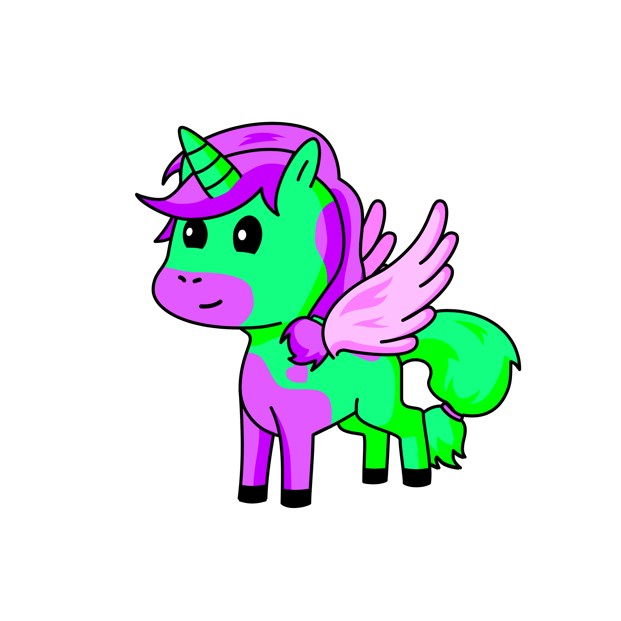 Moonlight, the unicorn