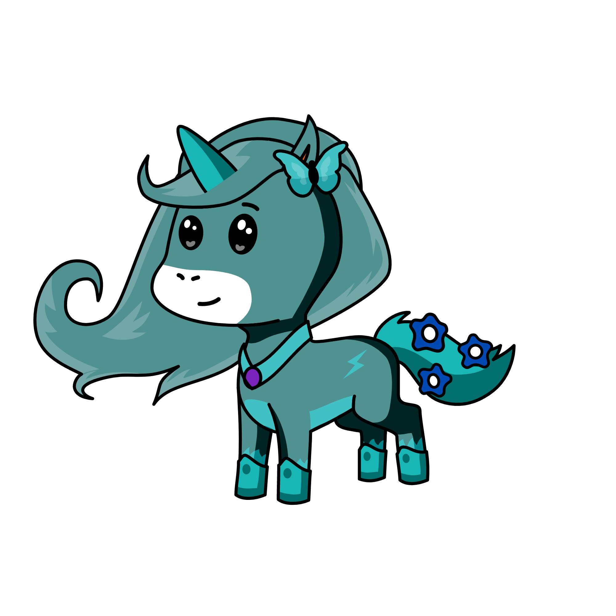 Icy, the unicorn
