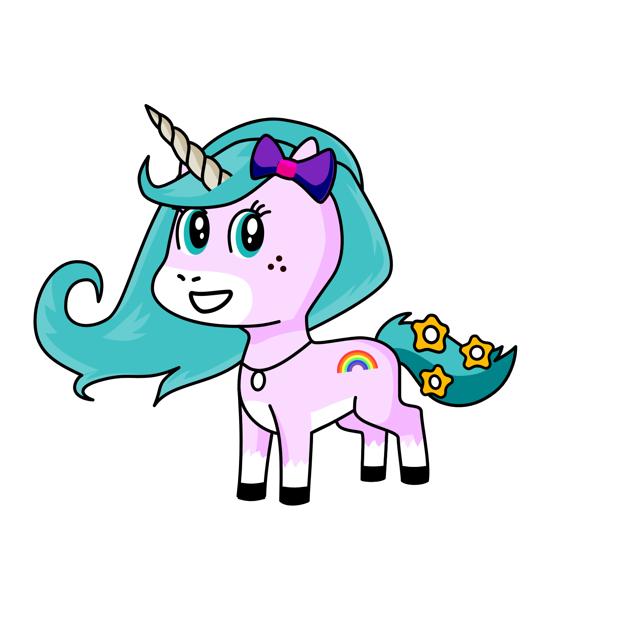 Candy, the unicorn