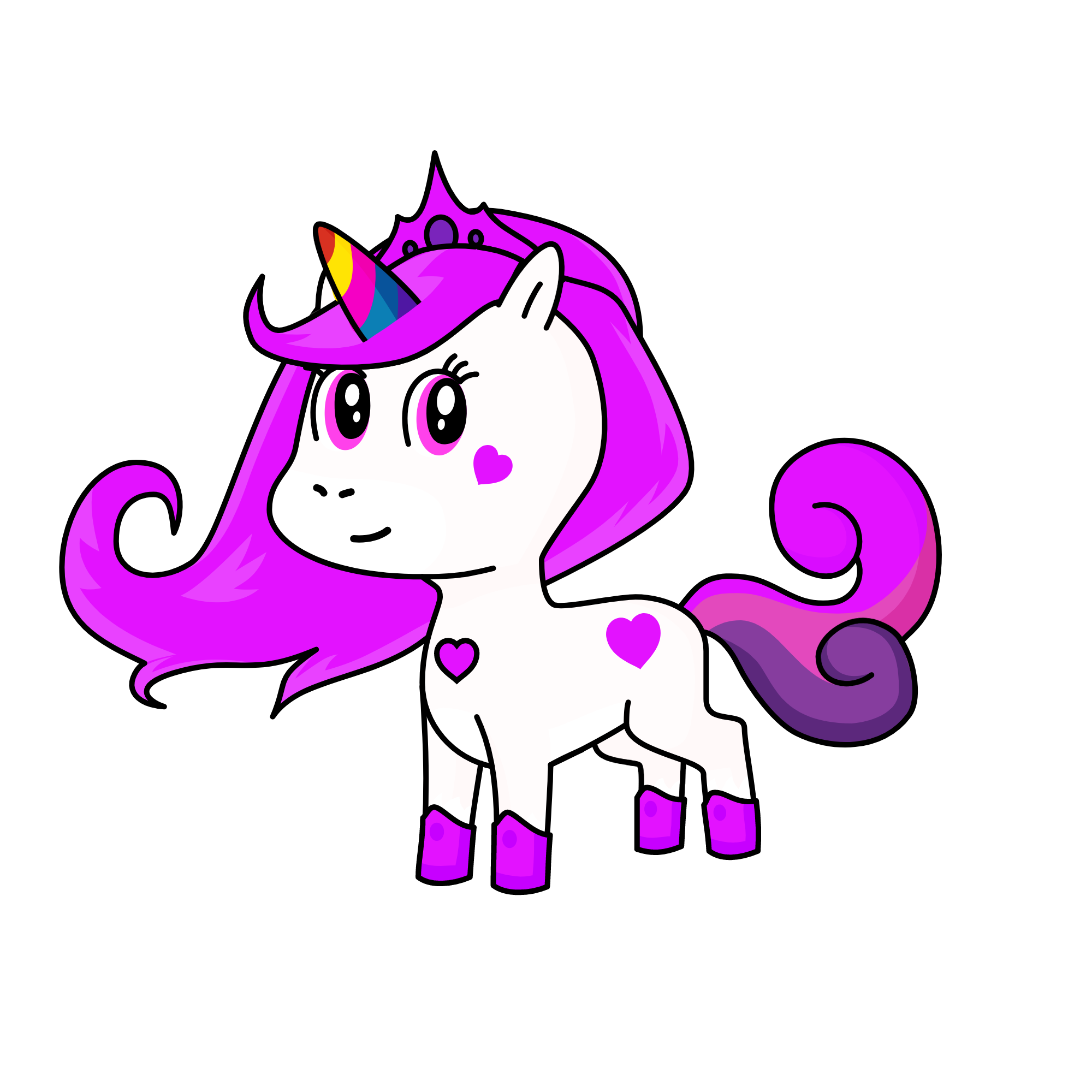poliana a rainha, the unicorn