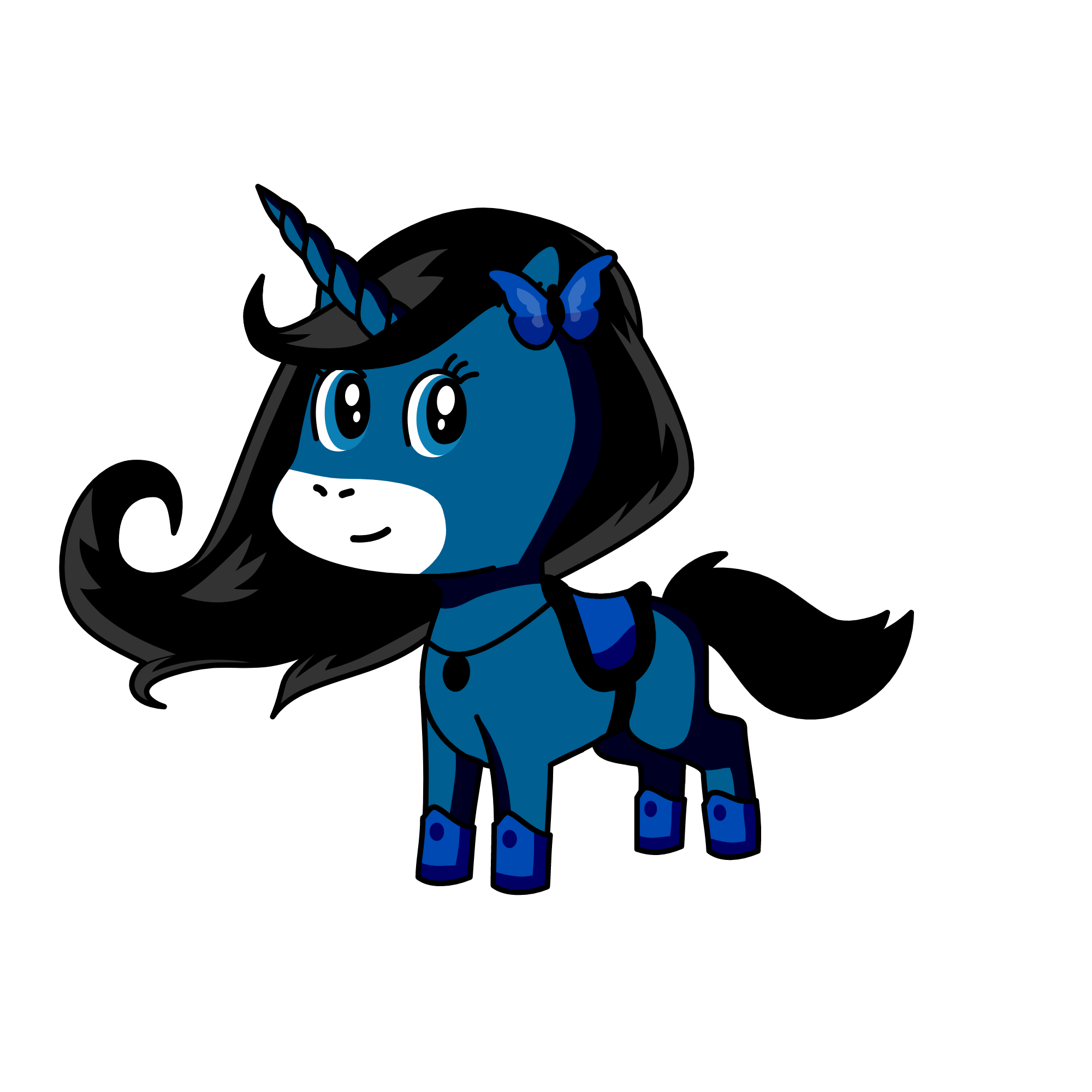 Evil, the unicorn