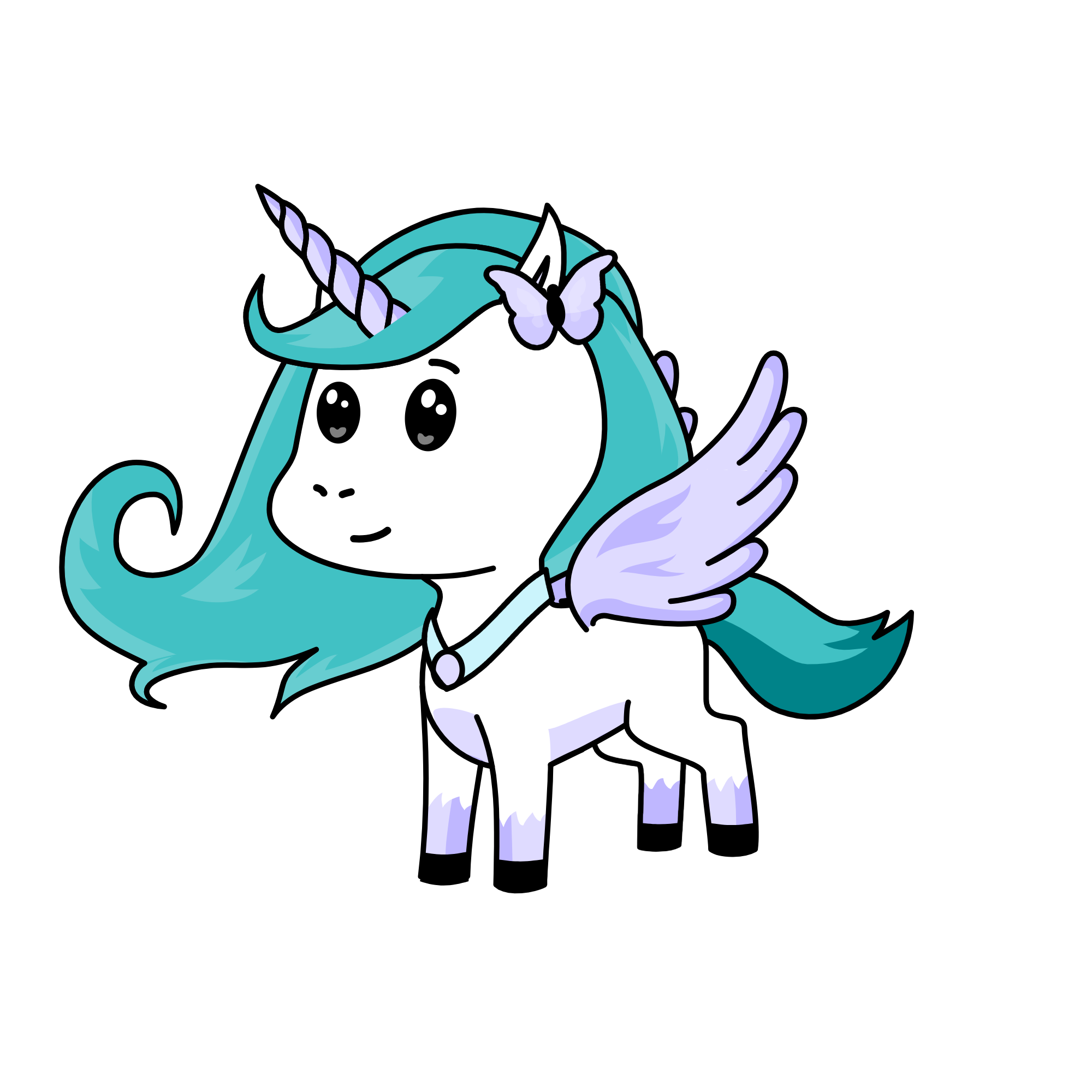 winter, the unicorn