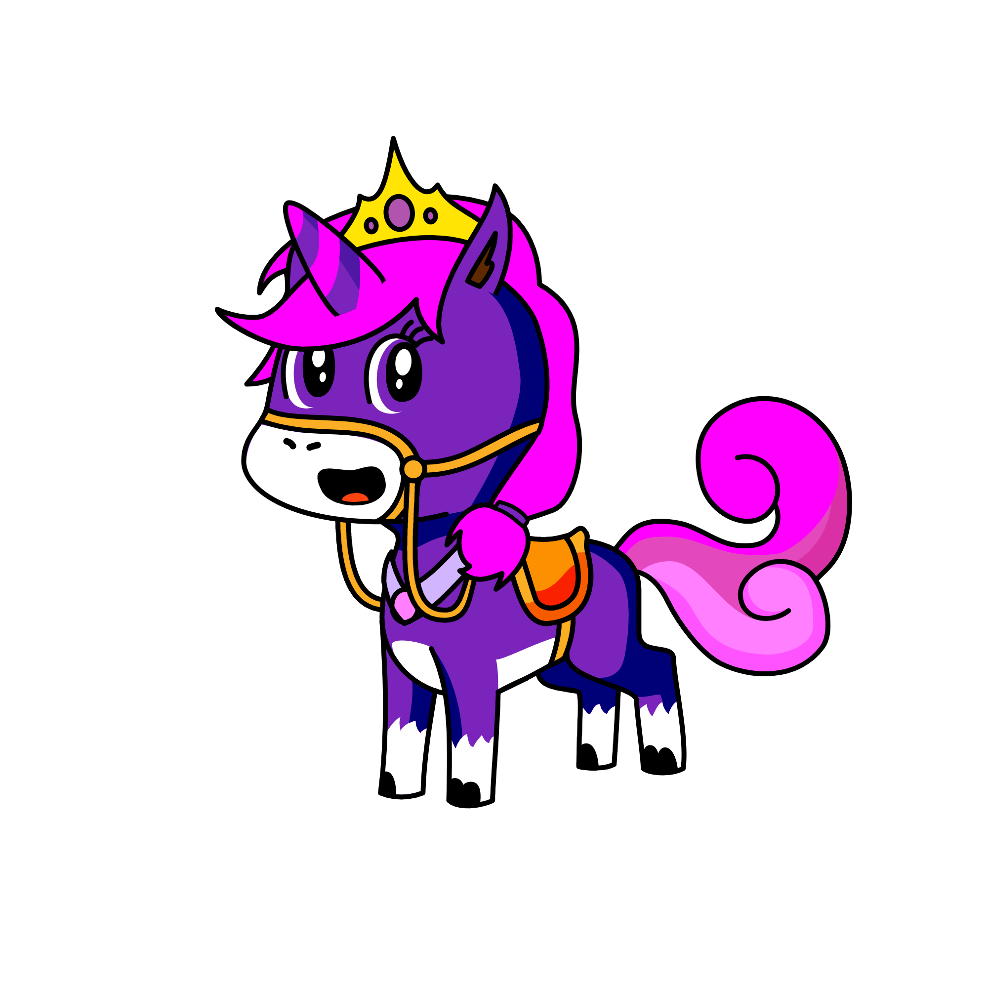 Bebe uni, the unicorn